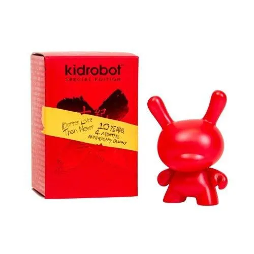 10th Anniversary 3" Dunny - Red Edition