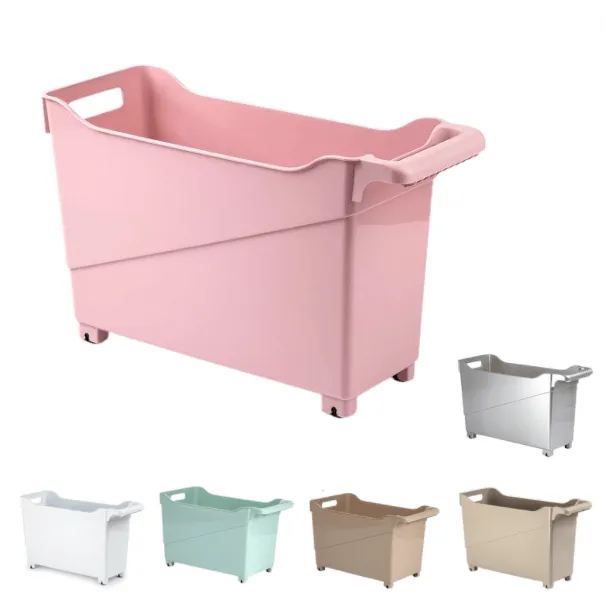 17cm Slim Multi Function Storage Trolley - Assorted Colours