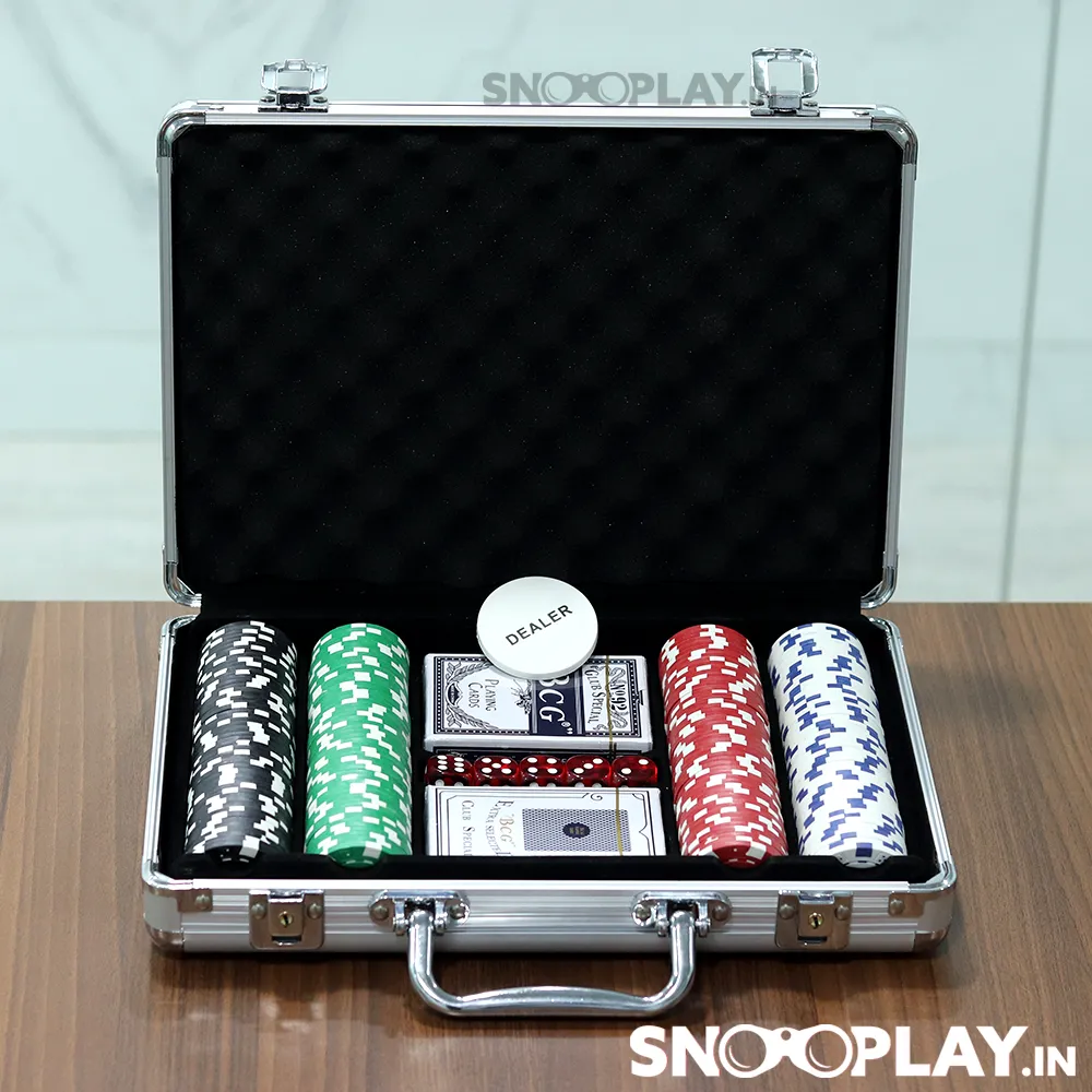 200 Pieces Poker Set with Briefcase