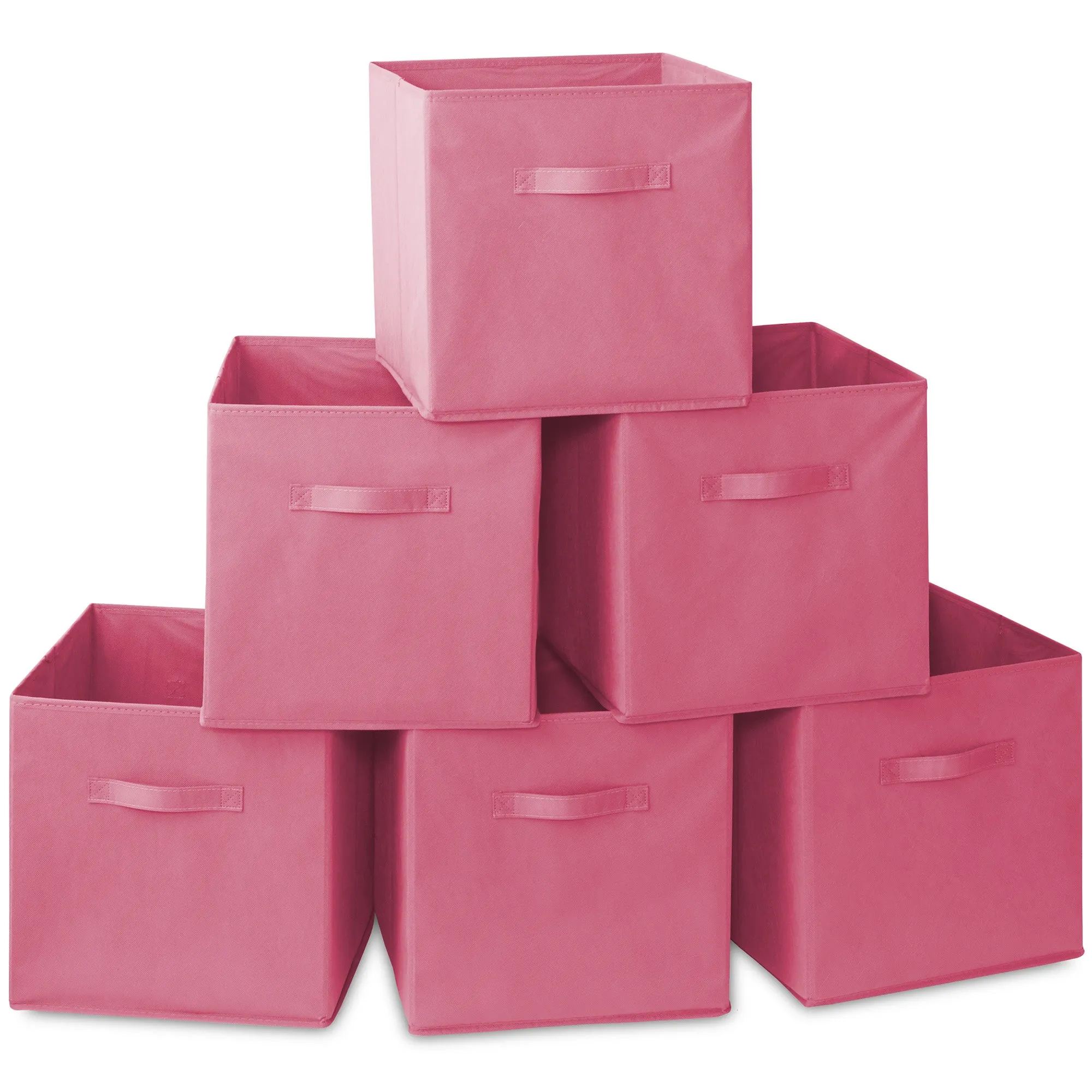 6 Pack Collapsible Fabric Cubes, Storage Bins