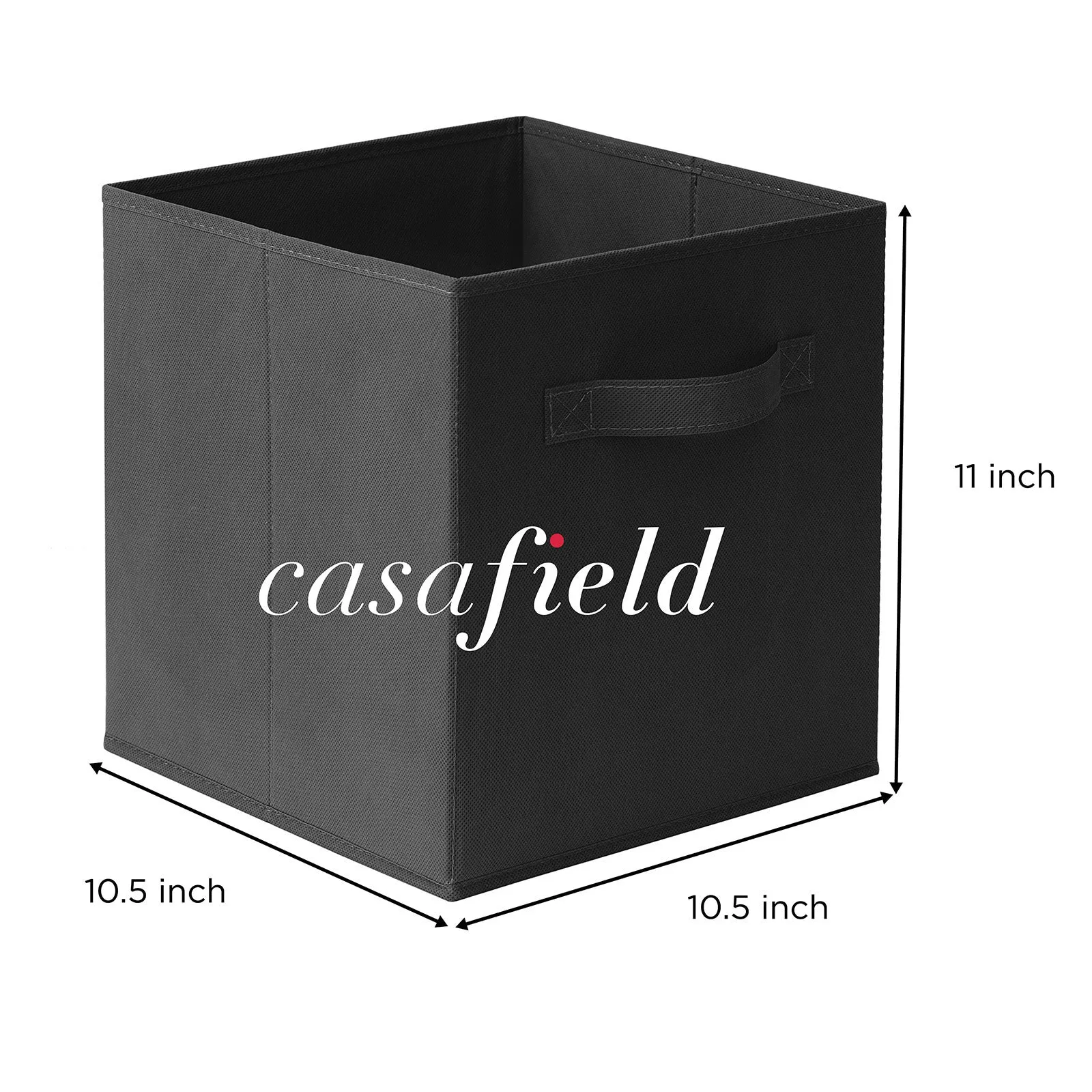 6 Pack Collapsible Fabric Cubes, Storage Bins