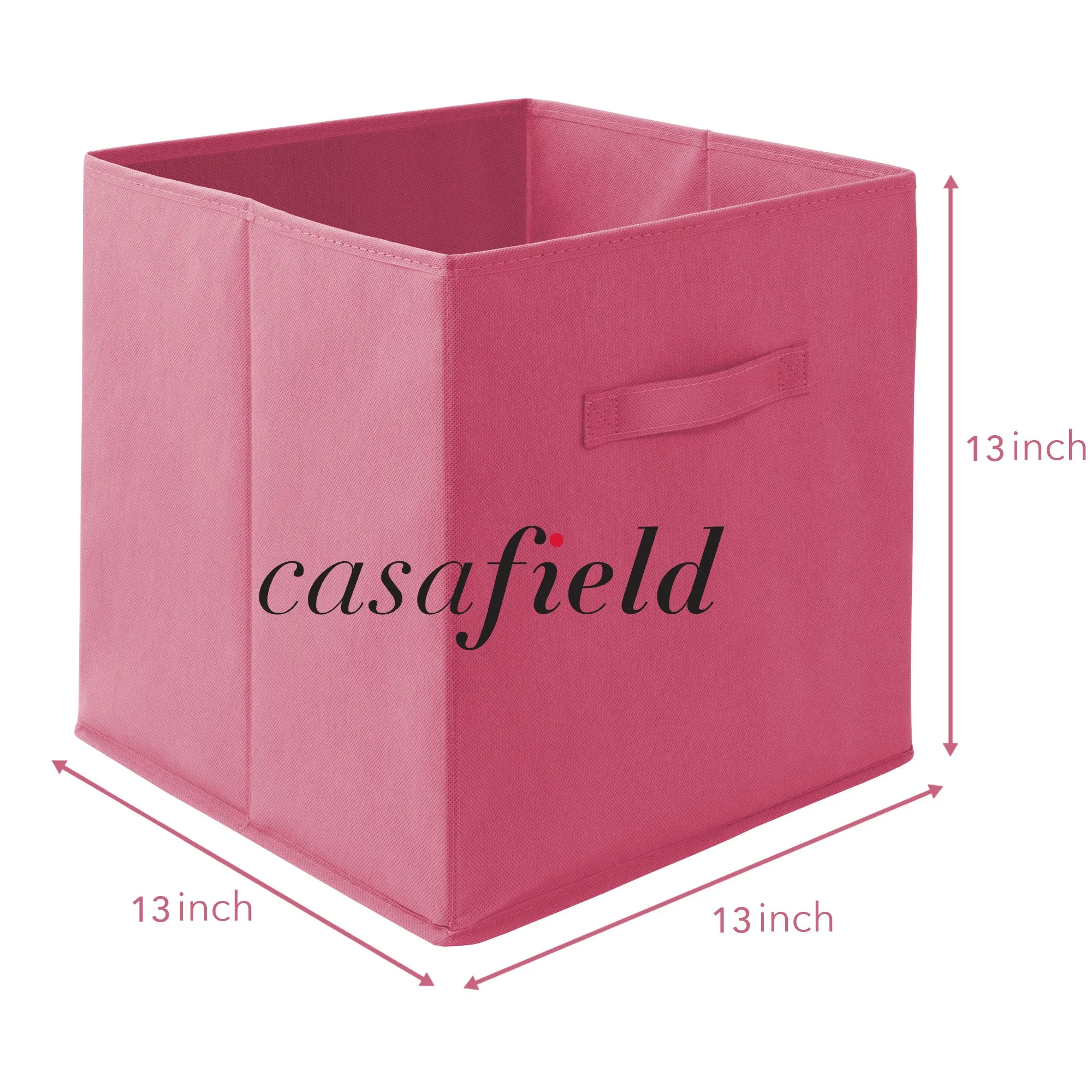 6 Pack Collapsible Fabric Cubes, Storage Bins