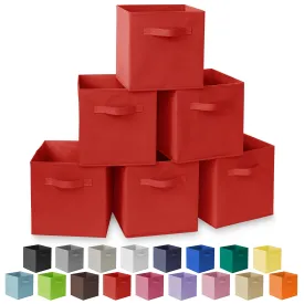 6 Pack Collapsible Fabric Cubes, Storage Bins