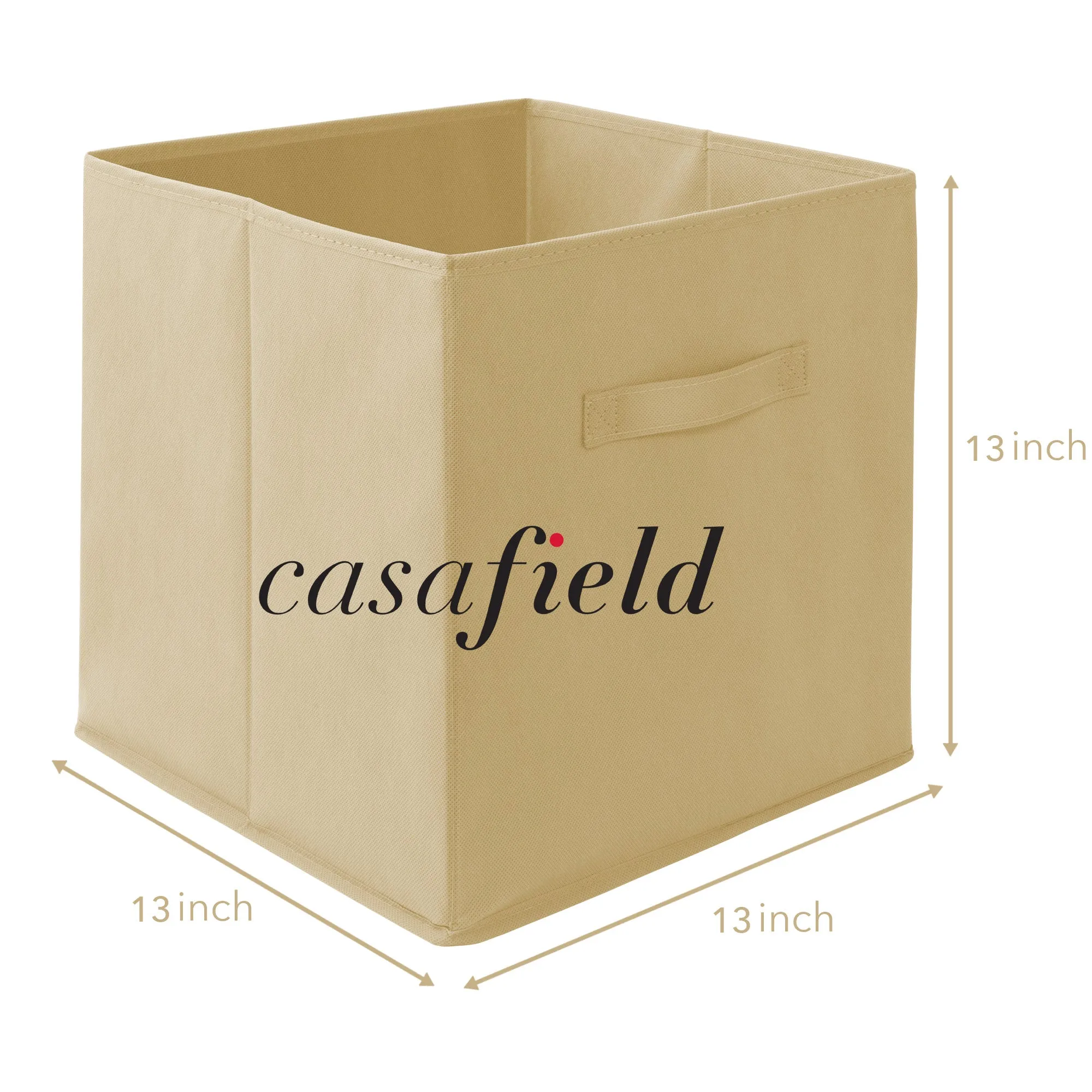 6 Pack Collapsible Fabric Cubes, Storage Bins