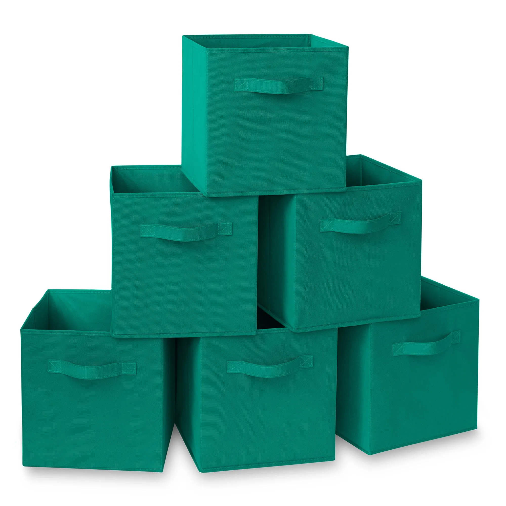 6 Pack Collapsible Fabric Cubes, Storage Bins