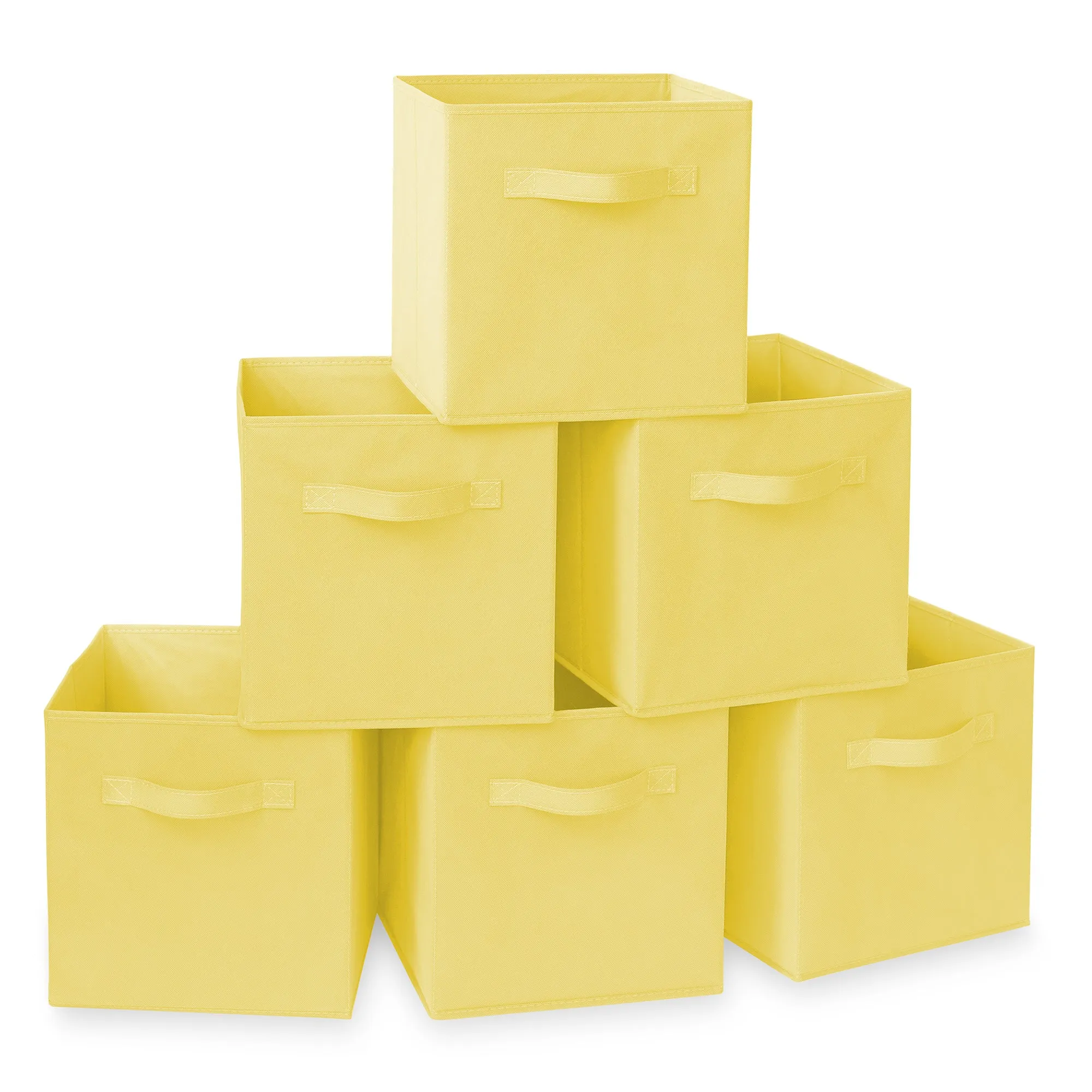 6 Pack Collapsible Fabric Cubes, Storage Bins