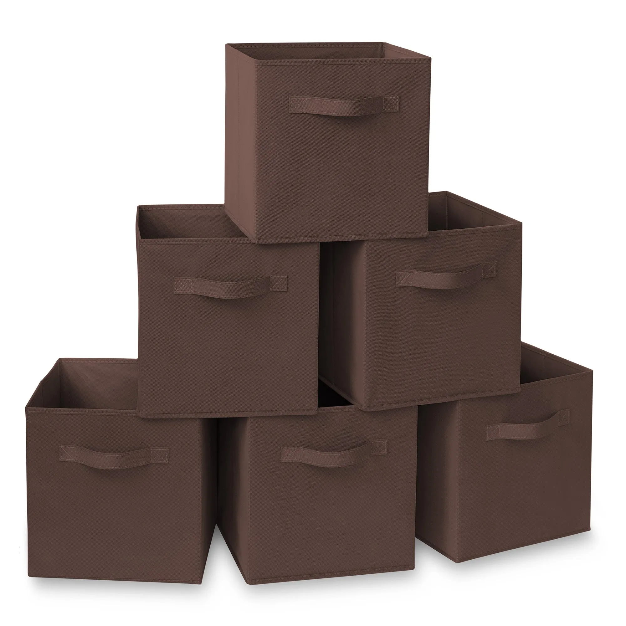 6 Pack Collapsible Fabric Cubes, Storage Bins