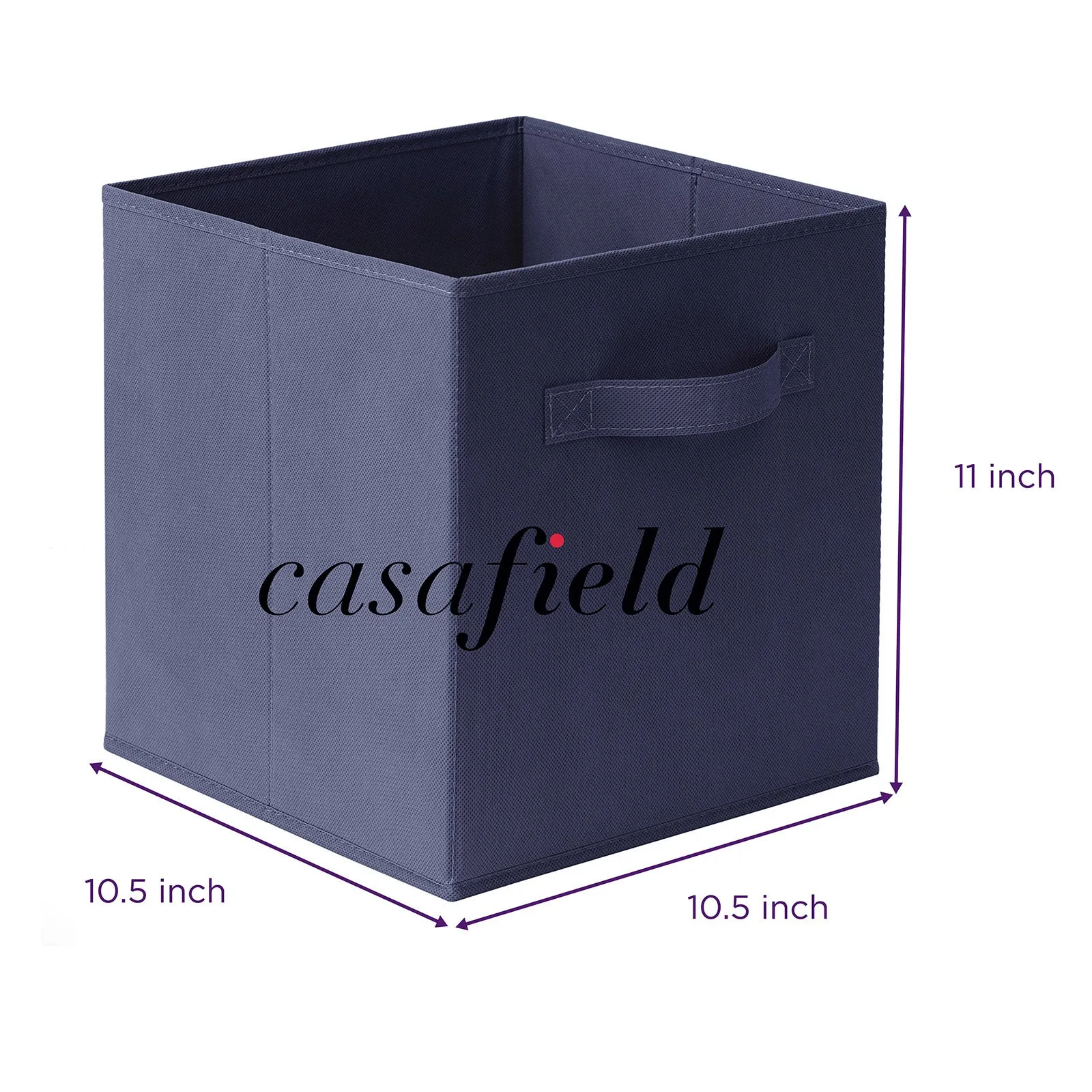 6 Pack Collapsible Fabric Cubes, Storage Bins