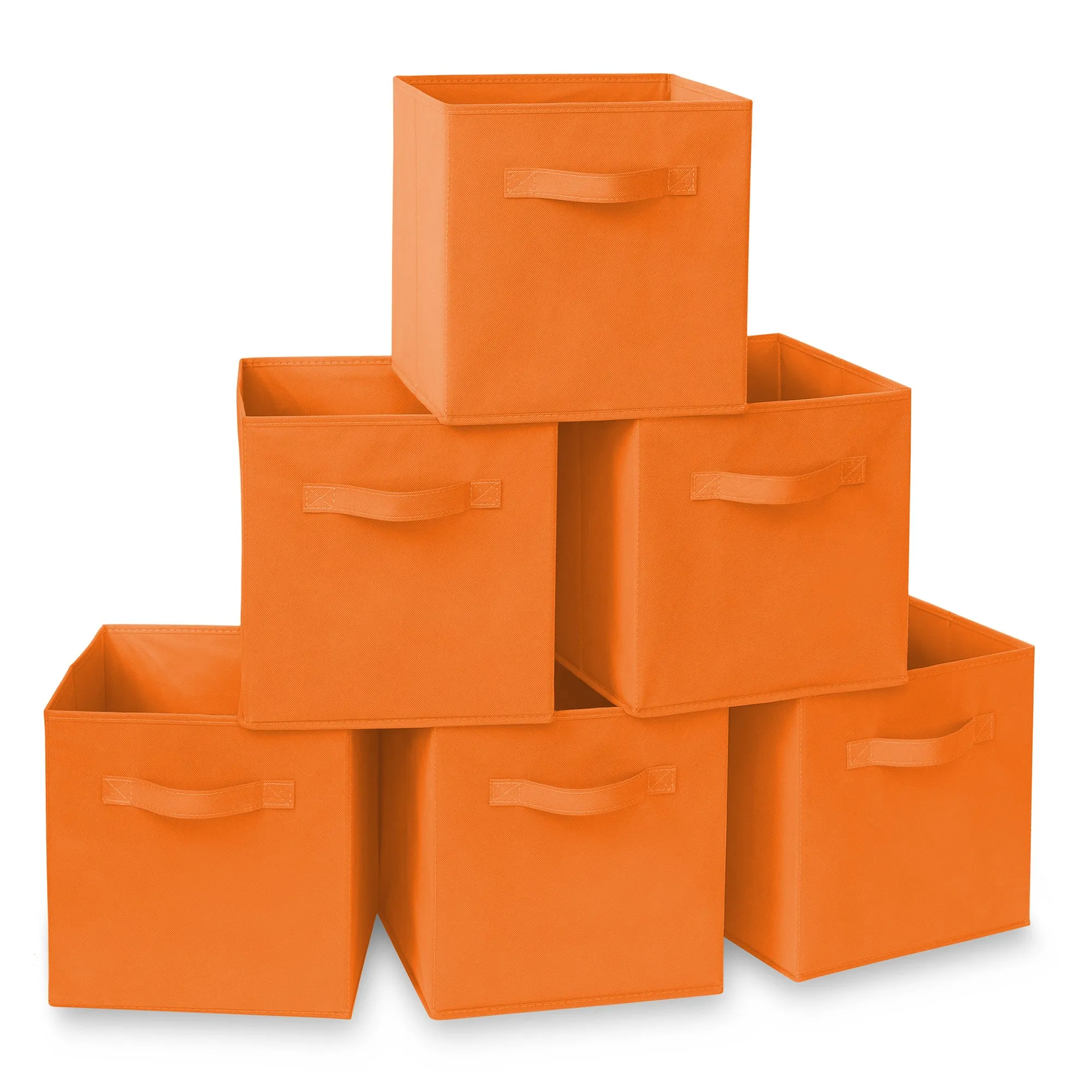 6 Pack Collapsible Fabric Cubes, Storage Bins