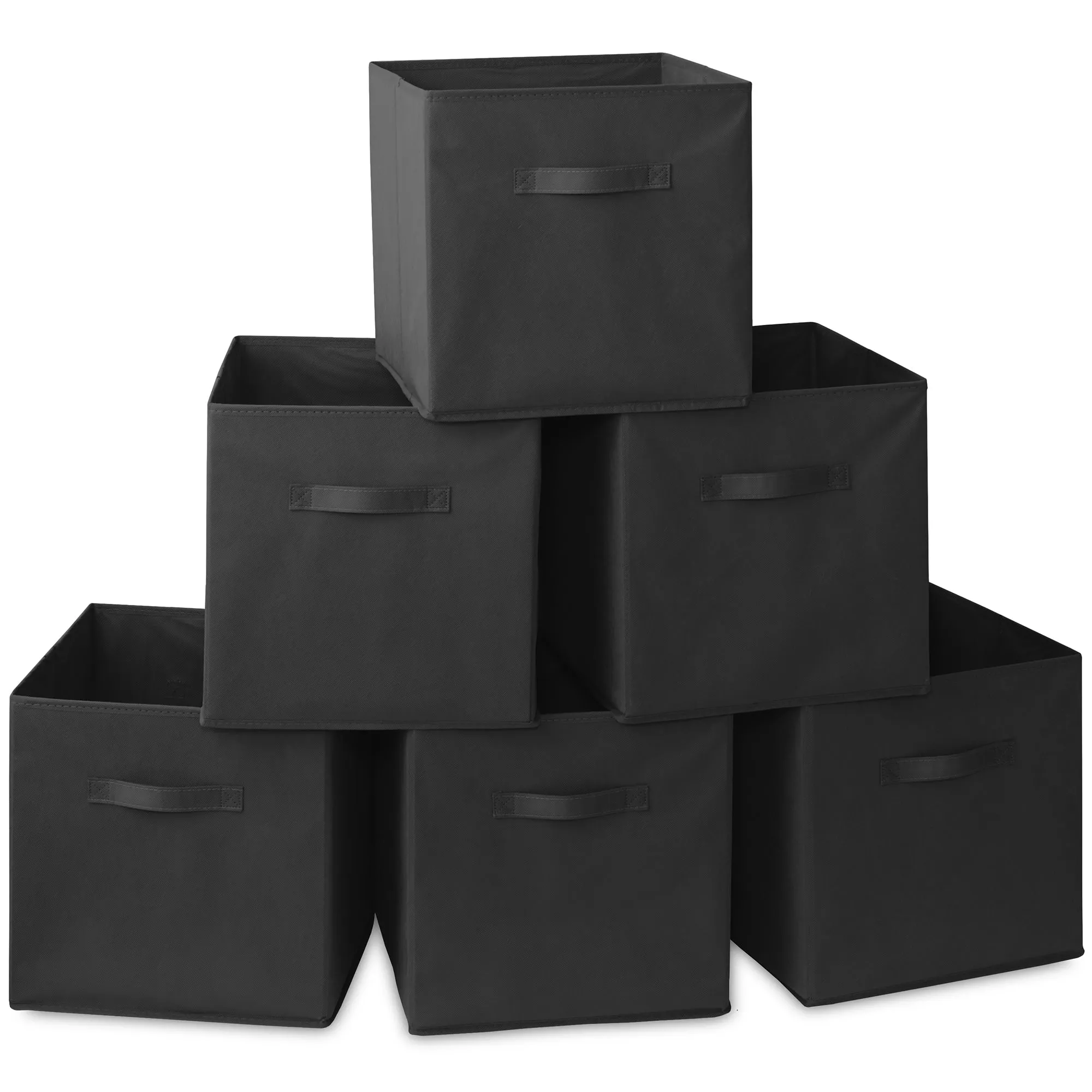 6 Pack Collapsible Fabric Cubes, Storage Bins