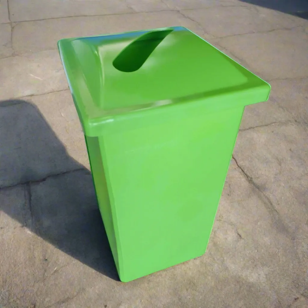 90L Recycle Bin with Lid