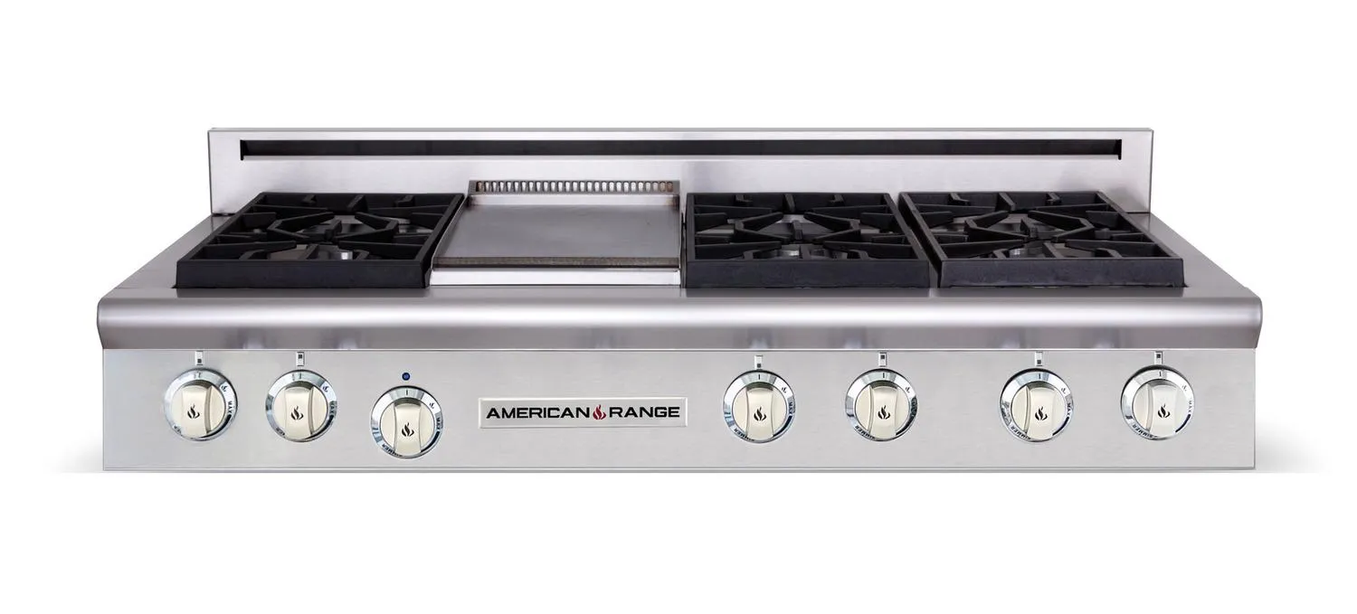 American Range AROBSCT448GDGR Legend 48" Performer Rangetop