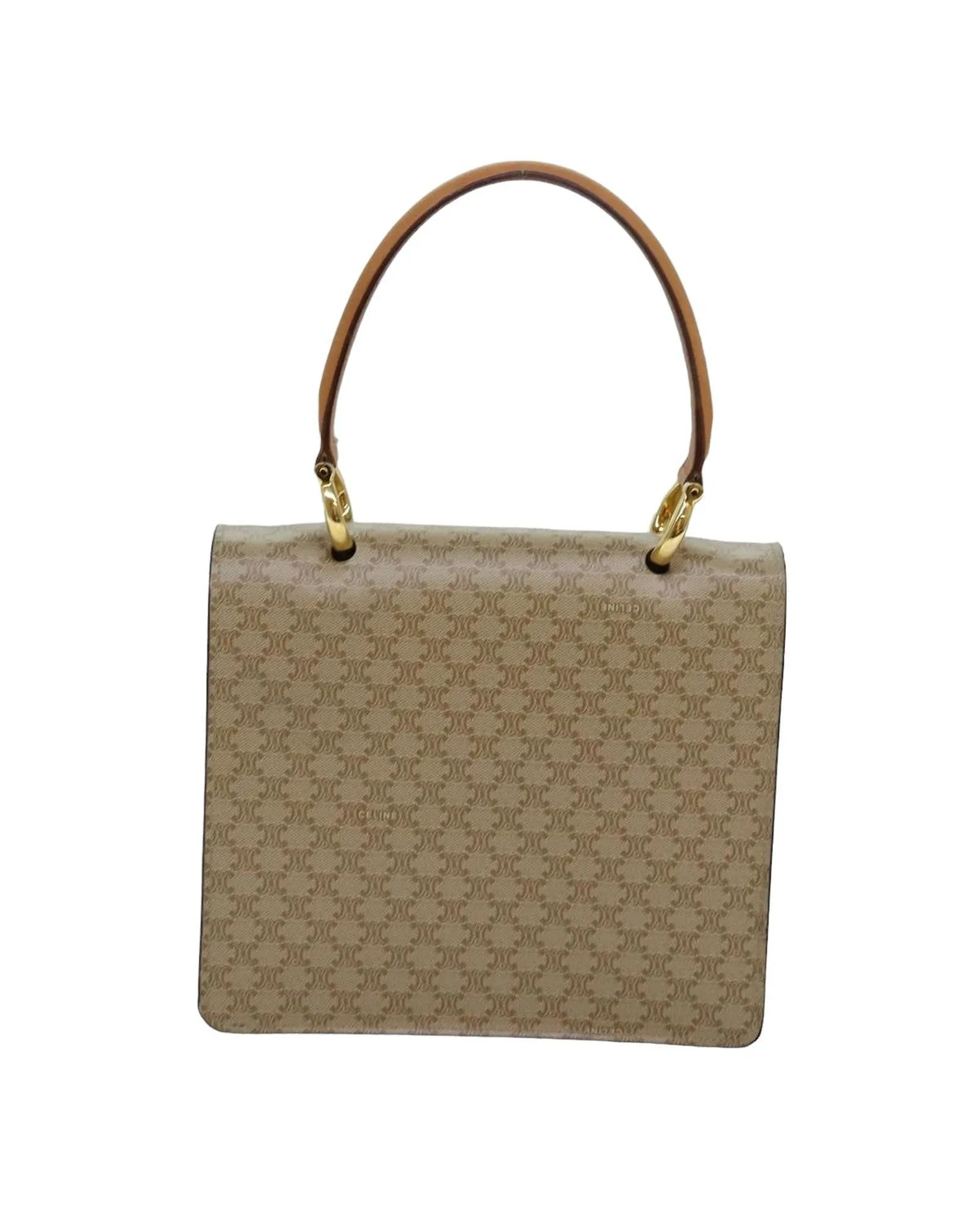 Authentic Celine Macadam Canvas Hand Bag