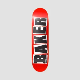 Baker Brand Logo Skateboard Deck Red/Black - 8.3875"