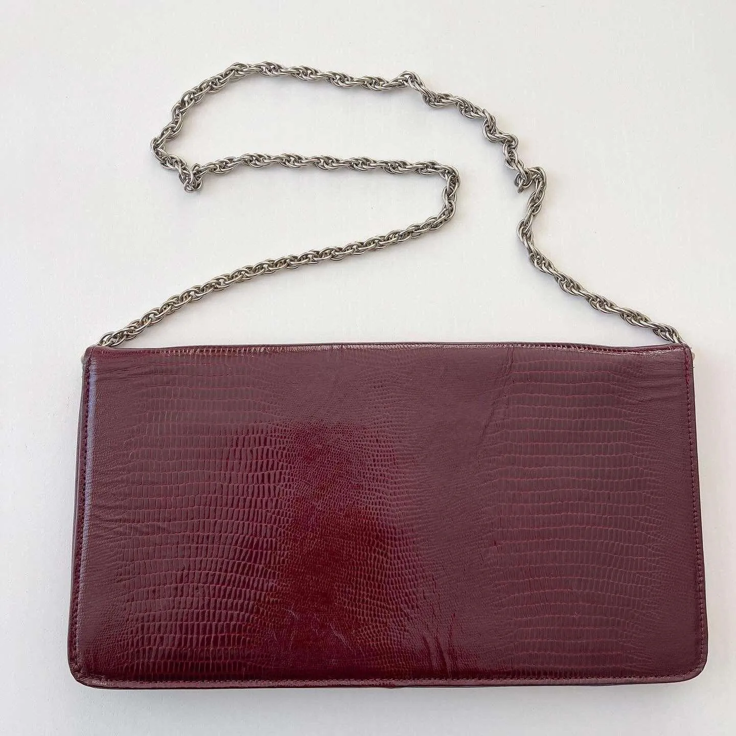 BALLY Vintage Lizard Leather Bag/Clutch