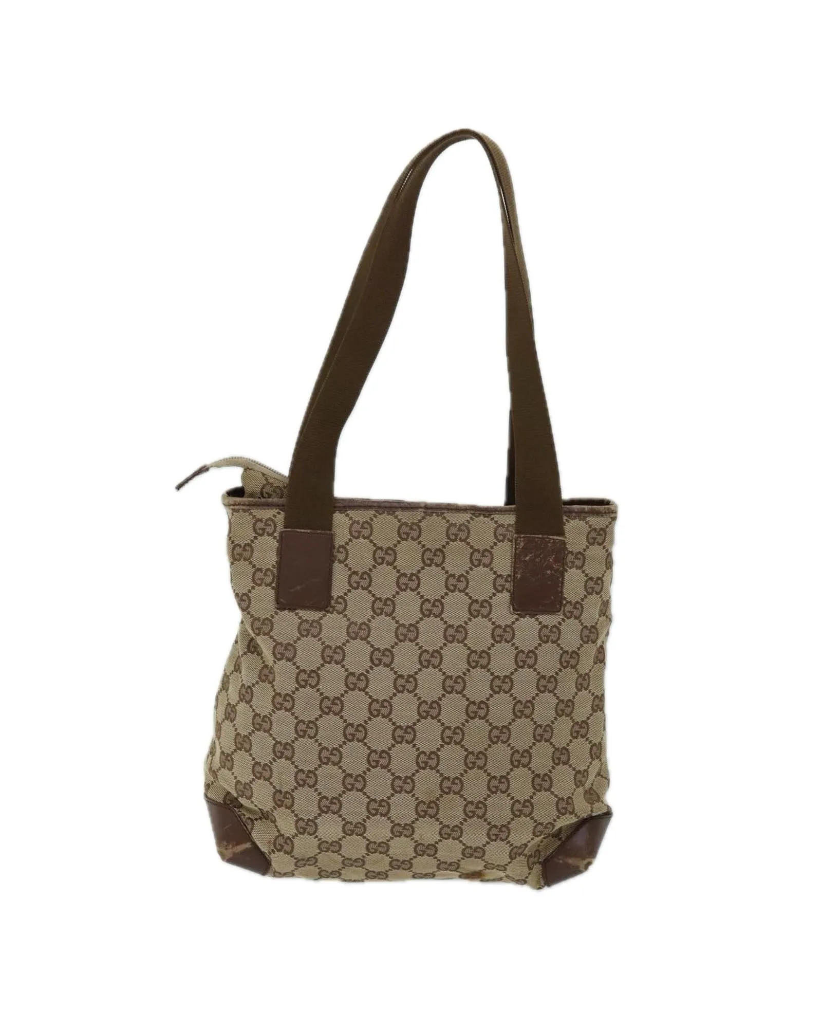 Beige GG Canvas Tote Bag with Serial No 28893