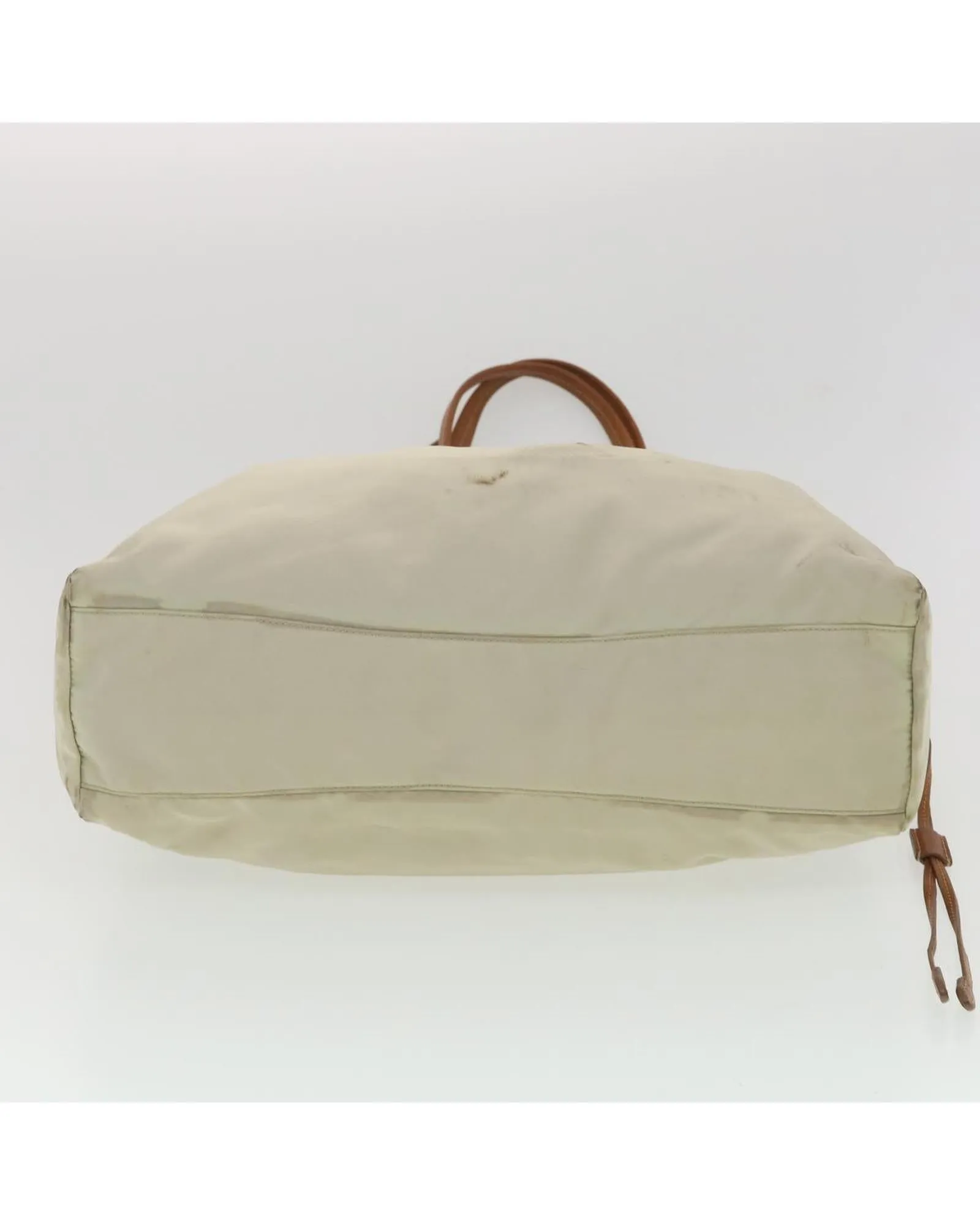 Beige Nylon Prada Shoulder Bag