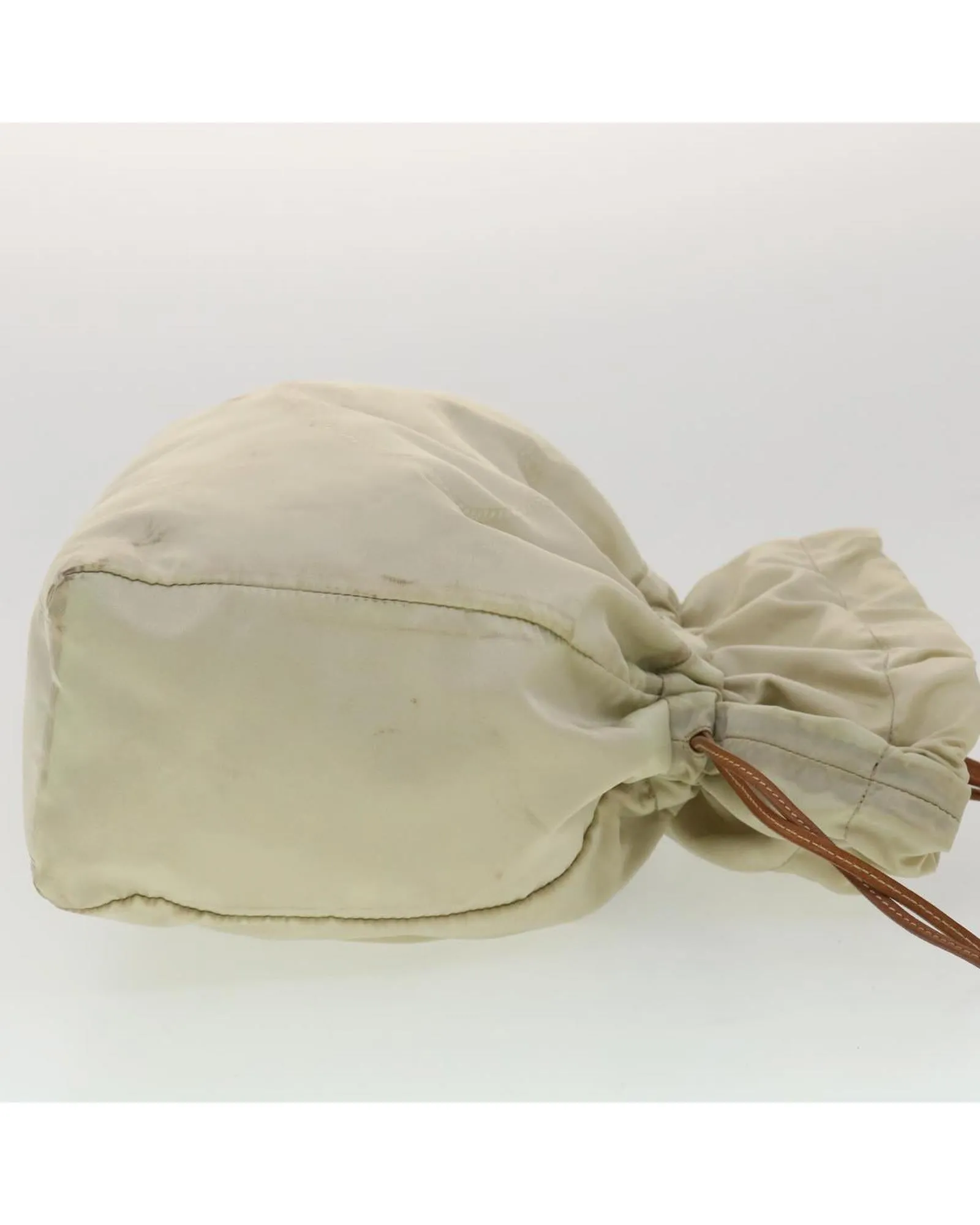 Beige Nylon Prada Shoulder Bag