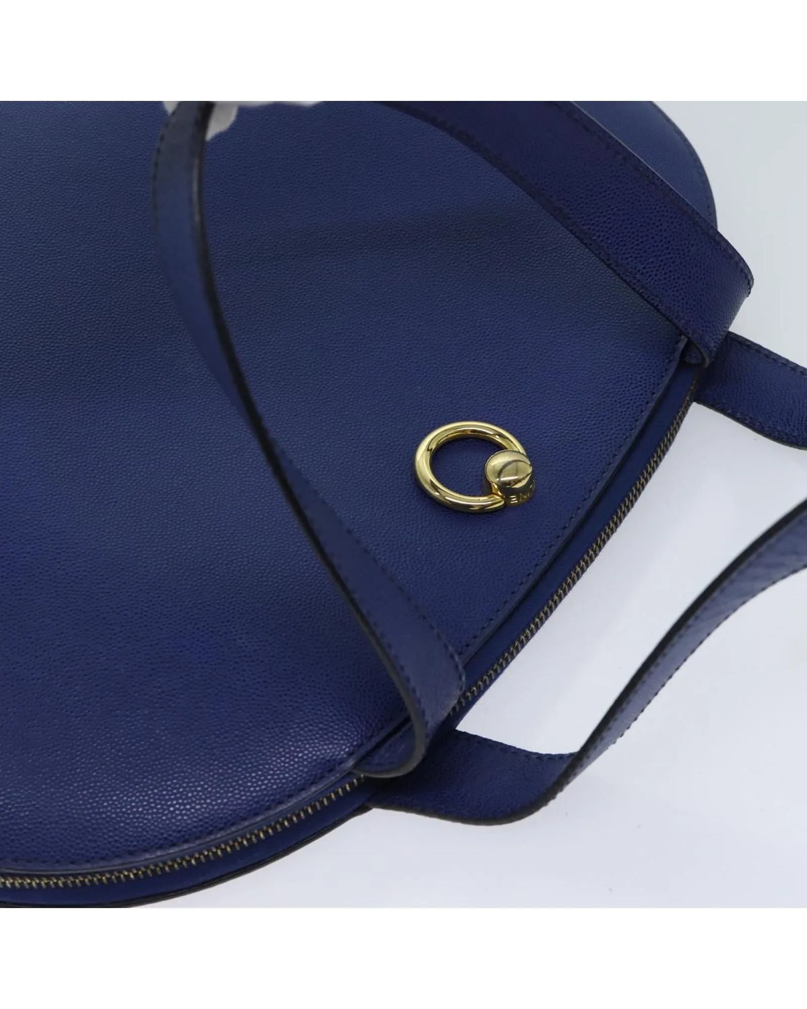 Blue Leather Hand Bag with Dust Bag - Authentic Celine