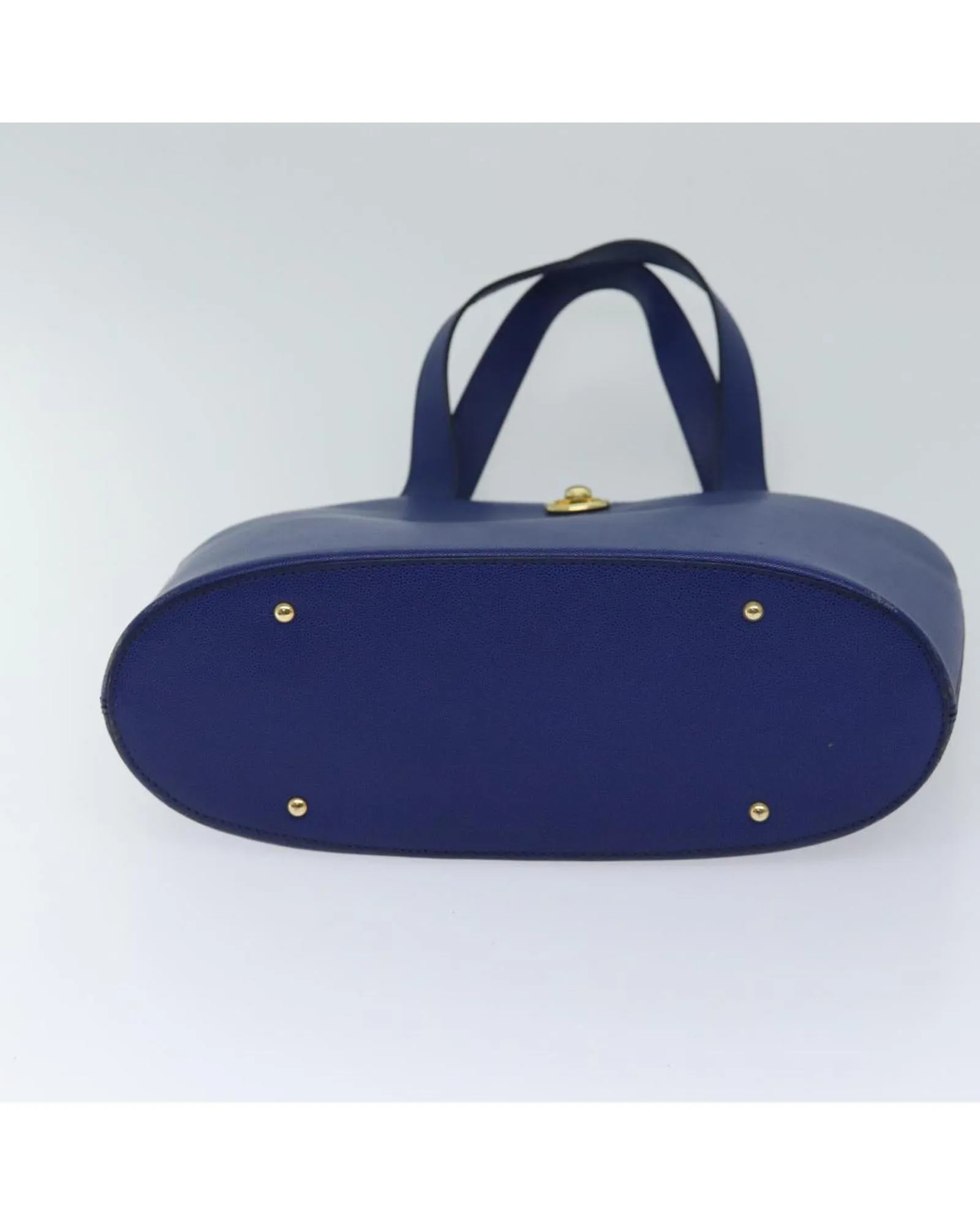 Blue Leather Hand Bag with Dust Bag - Authentic Celine