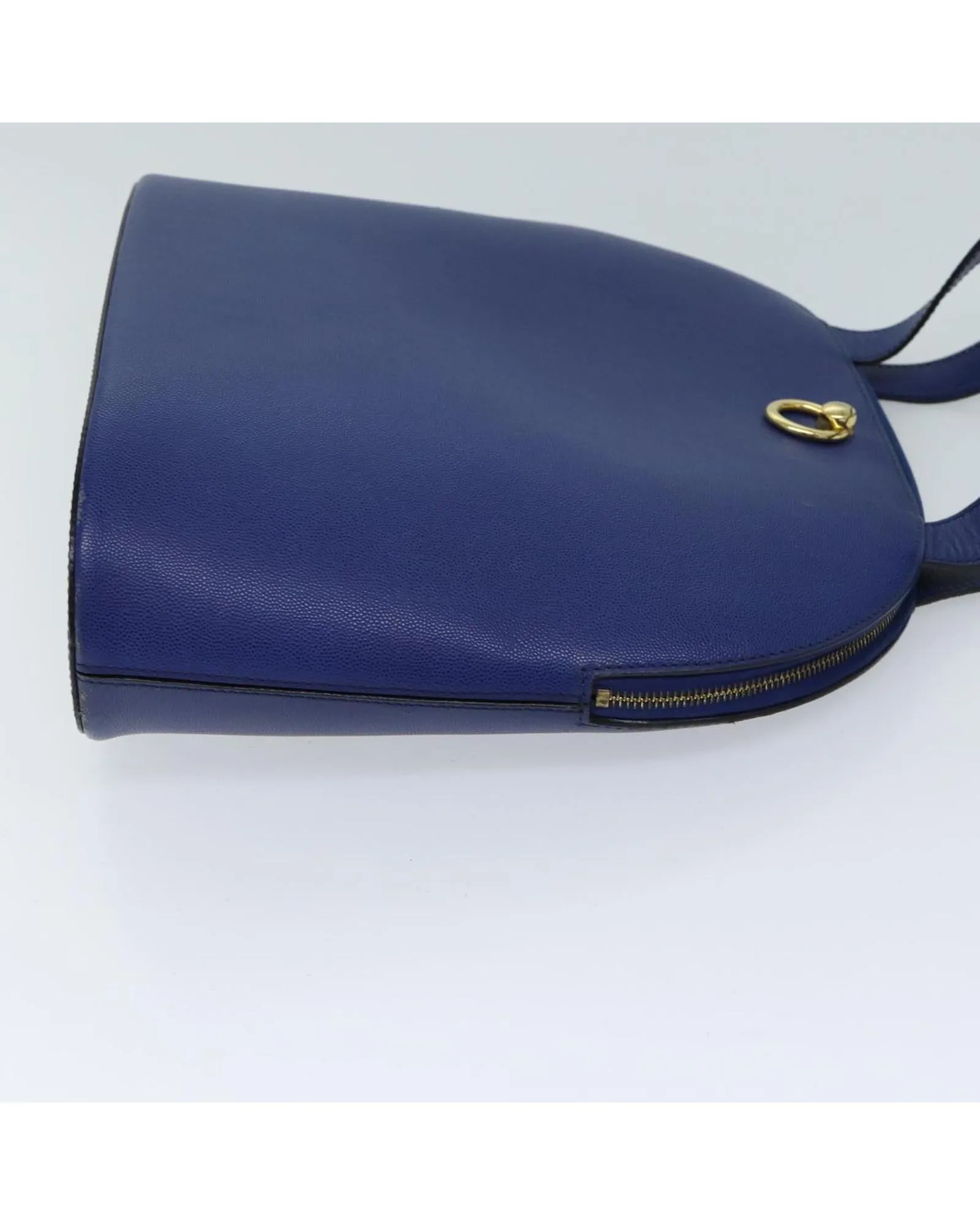 Blue Leather Hand Bag with Dust Bag - Authentic Celine