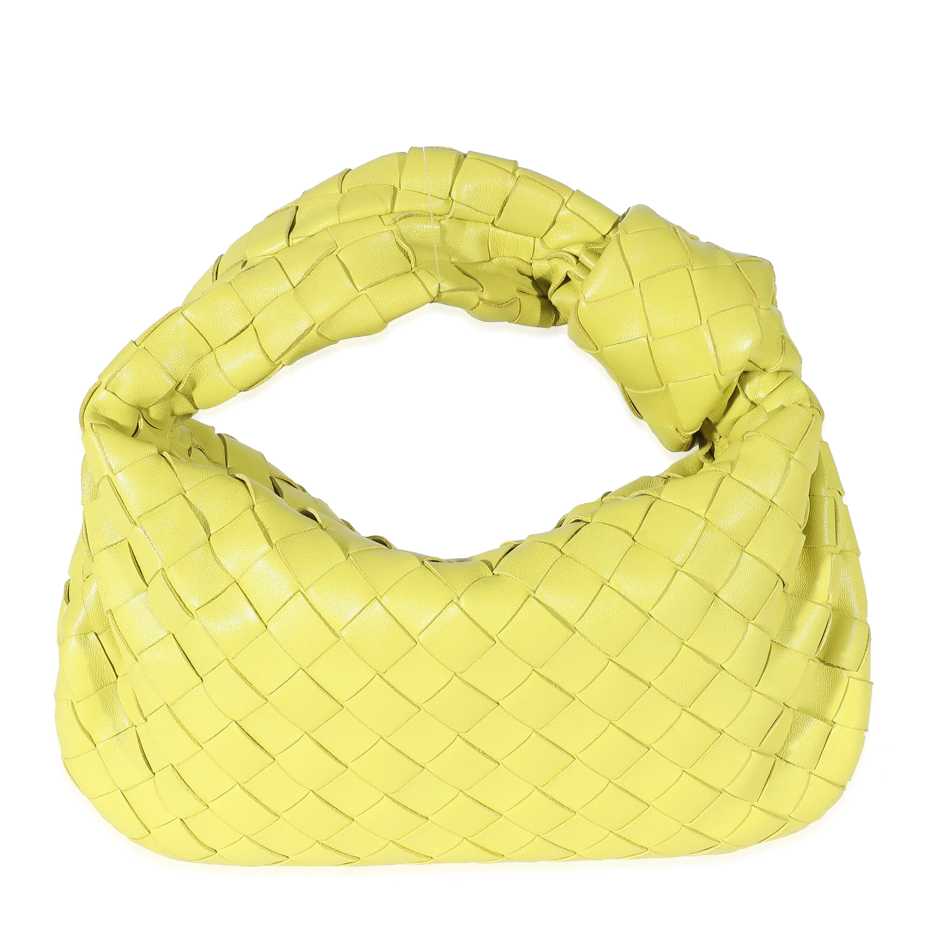 Bottega Veneta Kiwi Intrecciato Lambskin Mini Jodie