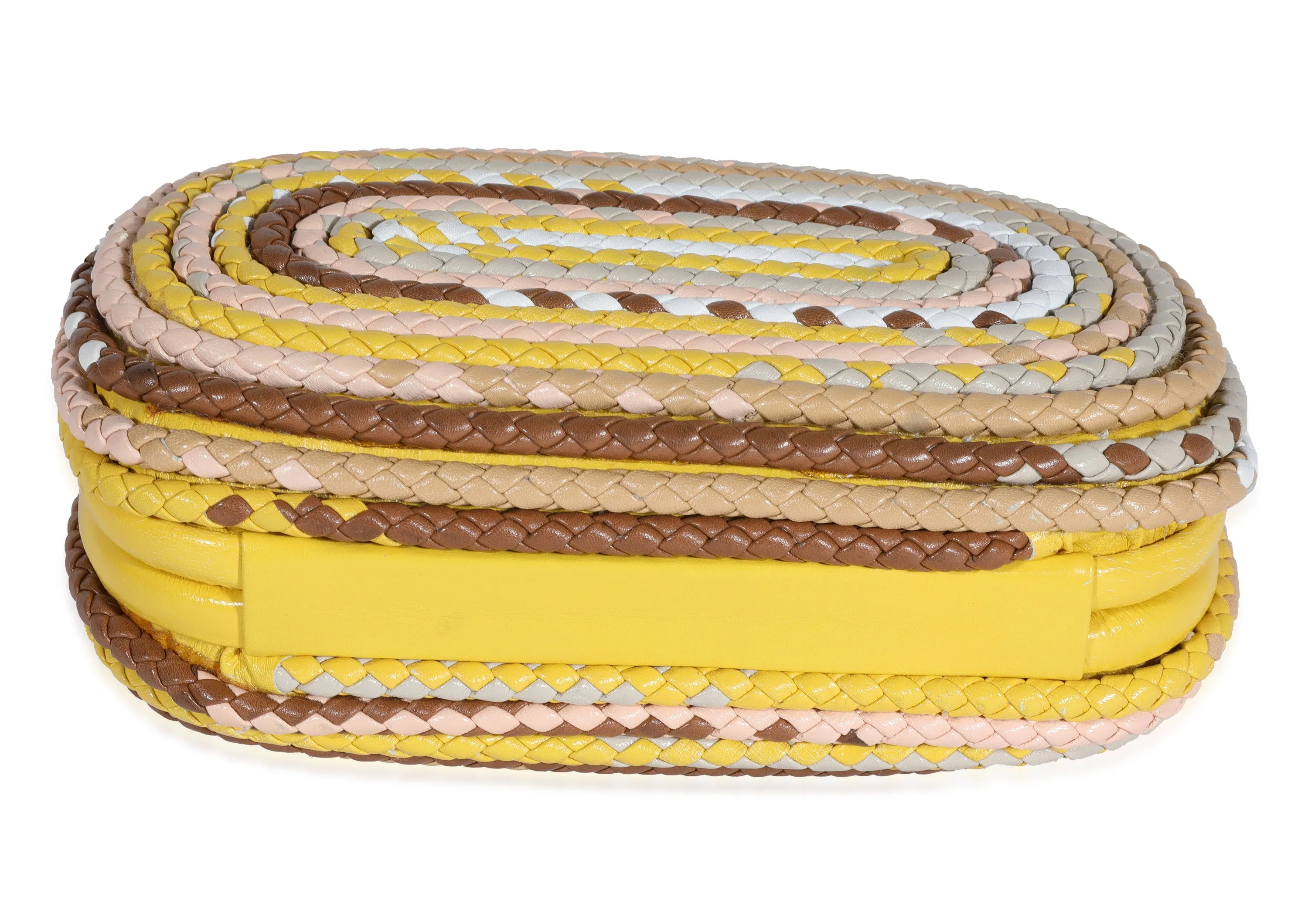 Bottega Veneta Multicolor Braided Intrecciato Knot Clutch