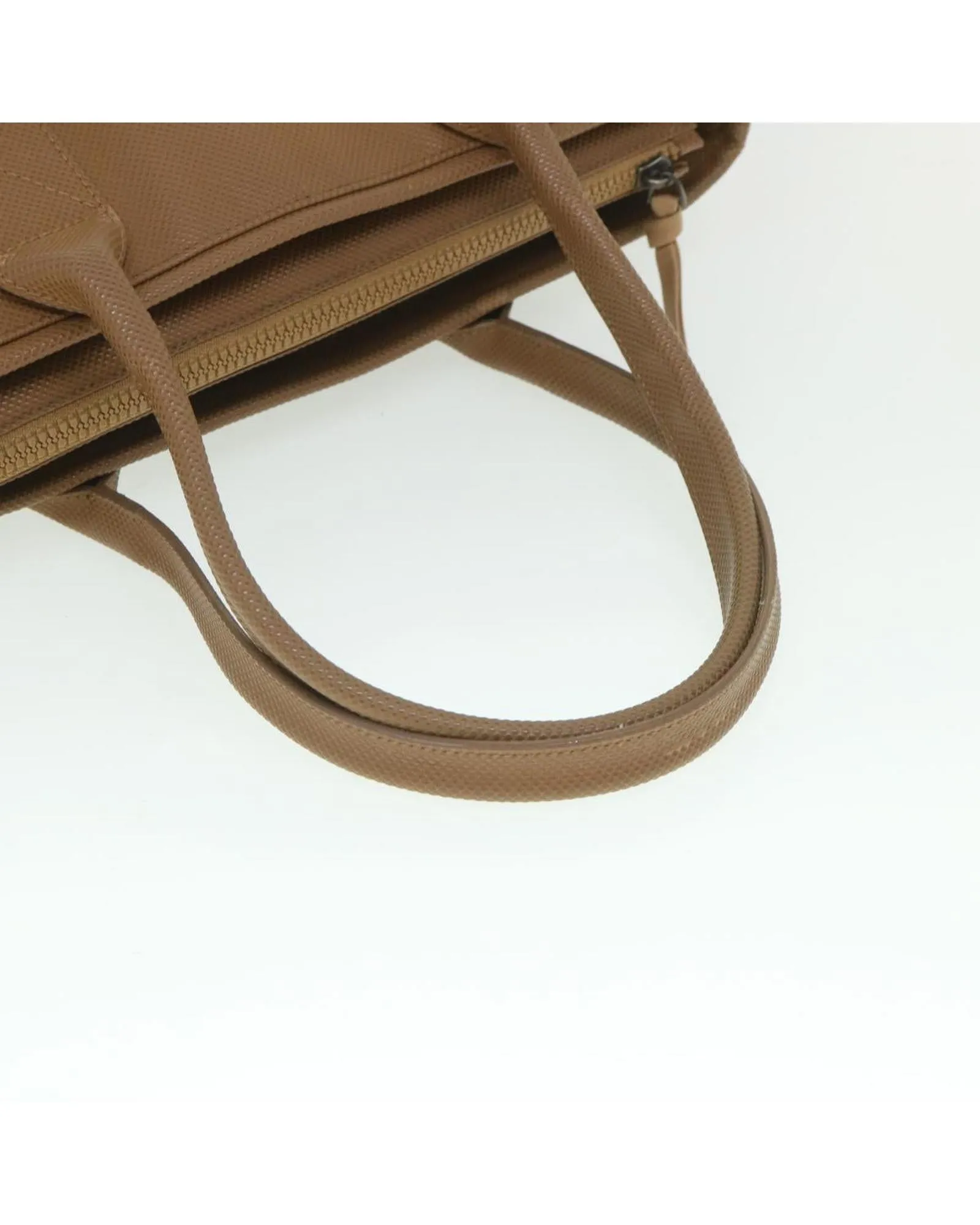 Brown PVC Leather Tote Bag