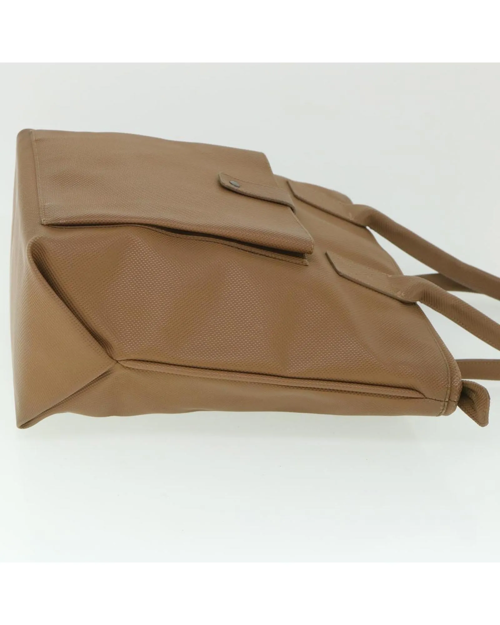 Brown PVC Leather Tote Bag