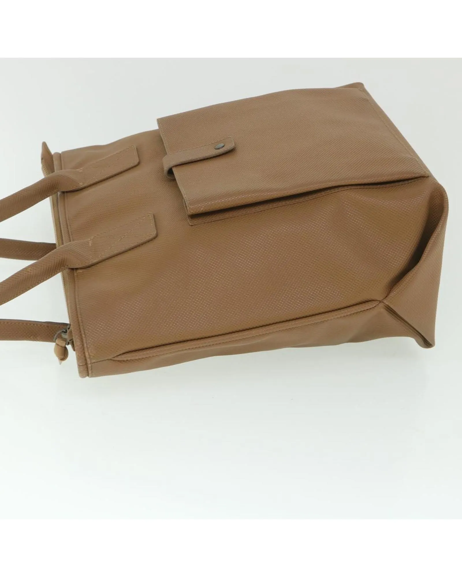 Brown PVC Leather Tote Bag