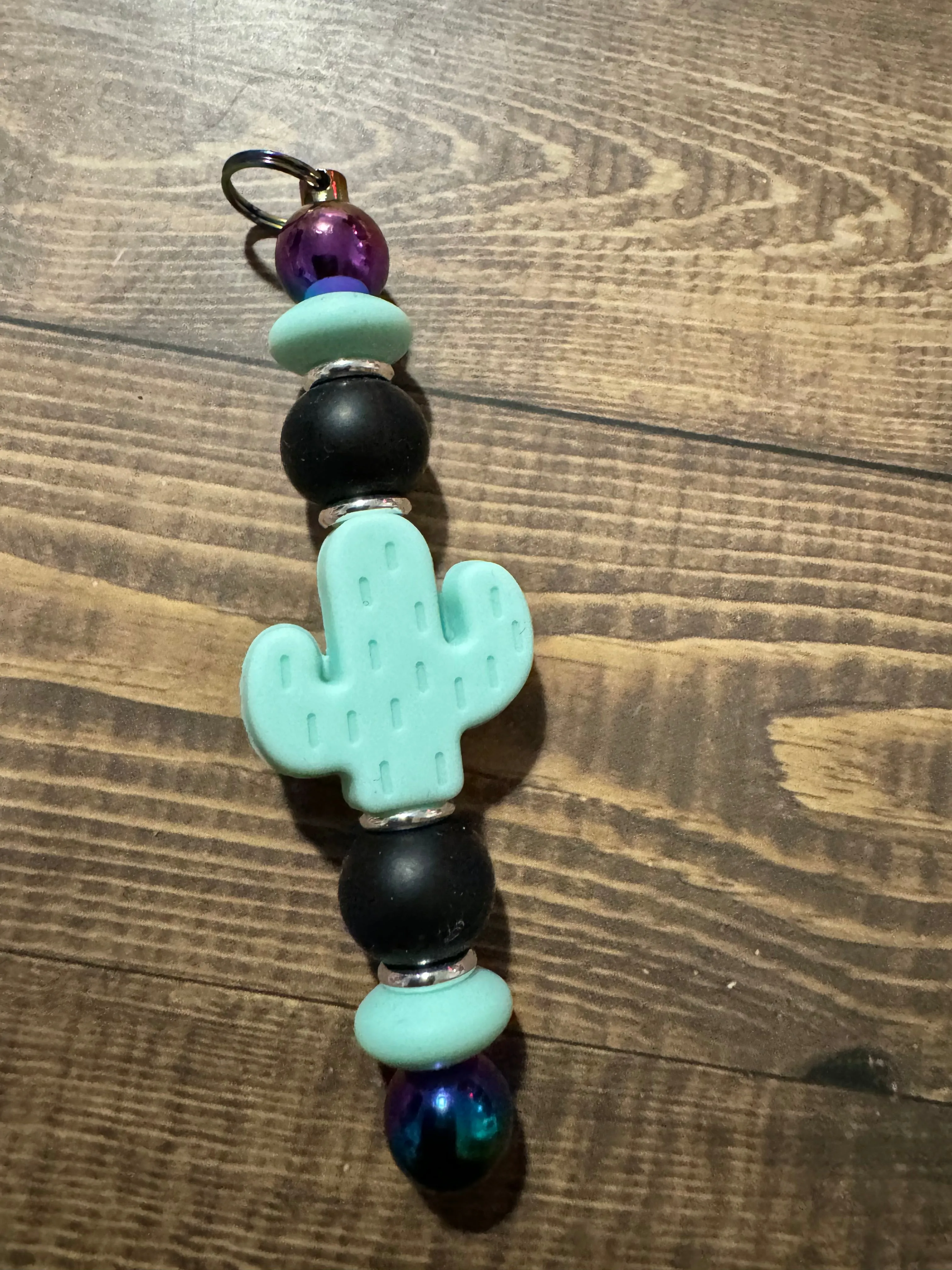 Cactus keyring