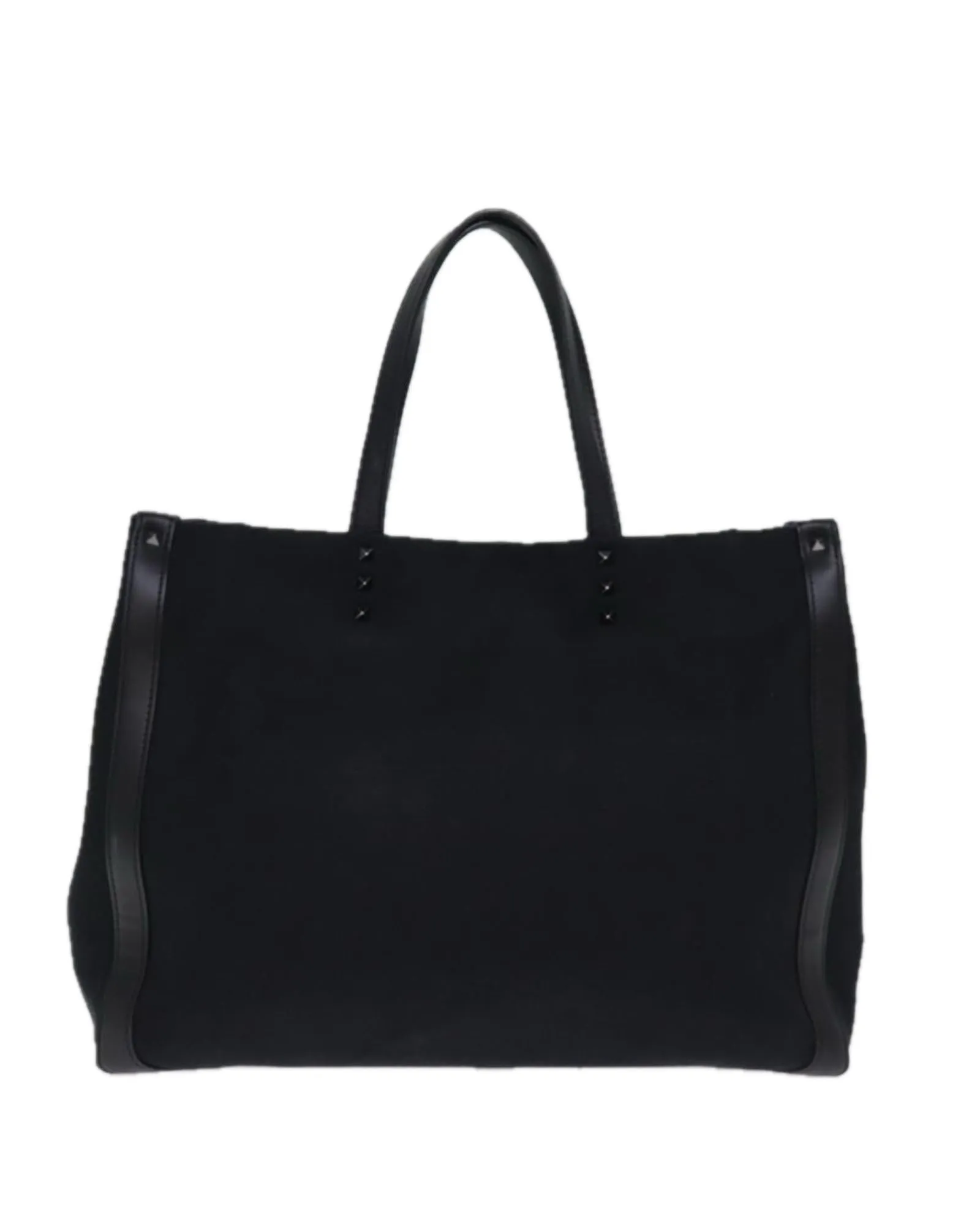 Canvas Black Tote Bag by Valentino