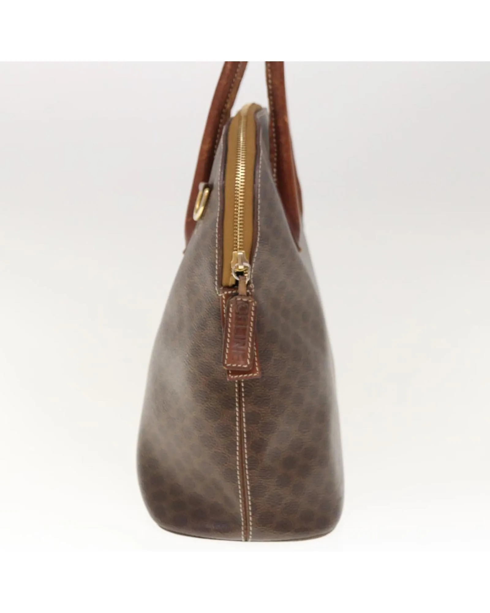 Canvas Hand Bag with PVC Brown Material from Celine