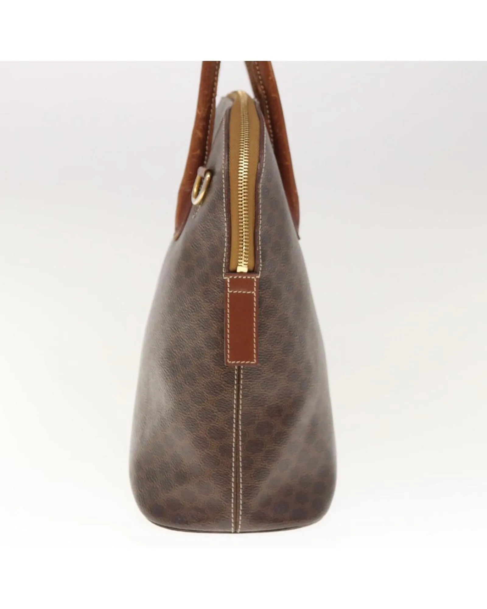 Canvas Hand Bag with PVC Brown Material from Celine