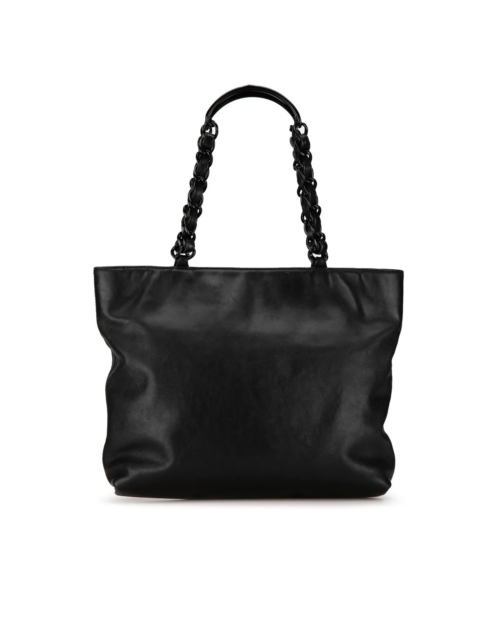 Chanel Coco Black Leather Tote Bag