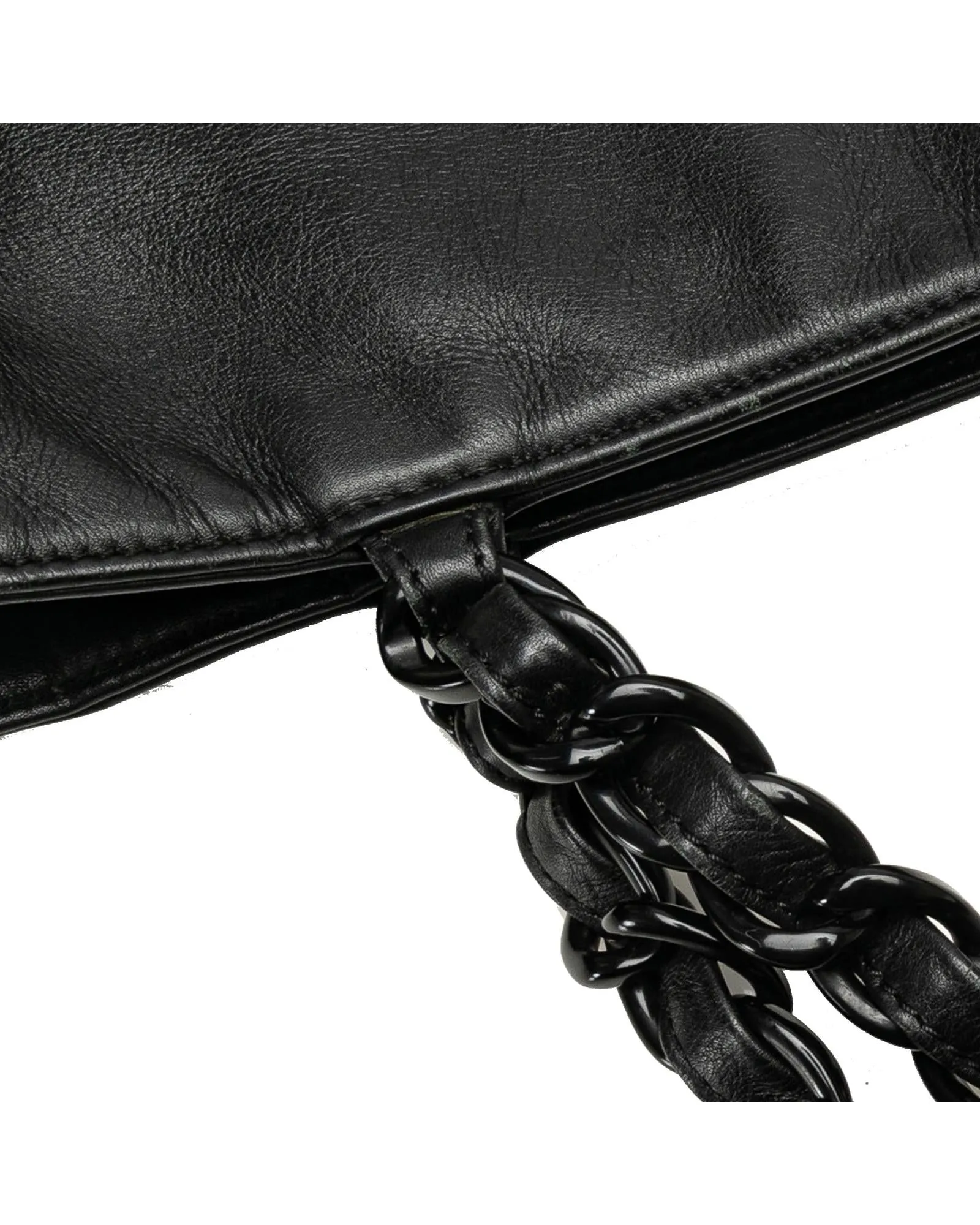 Chanel Coco Black Leather Tote Bag