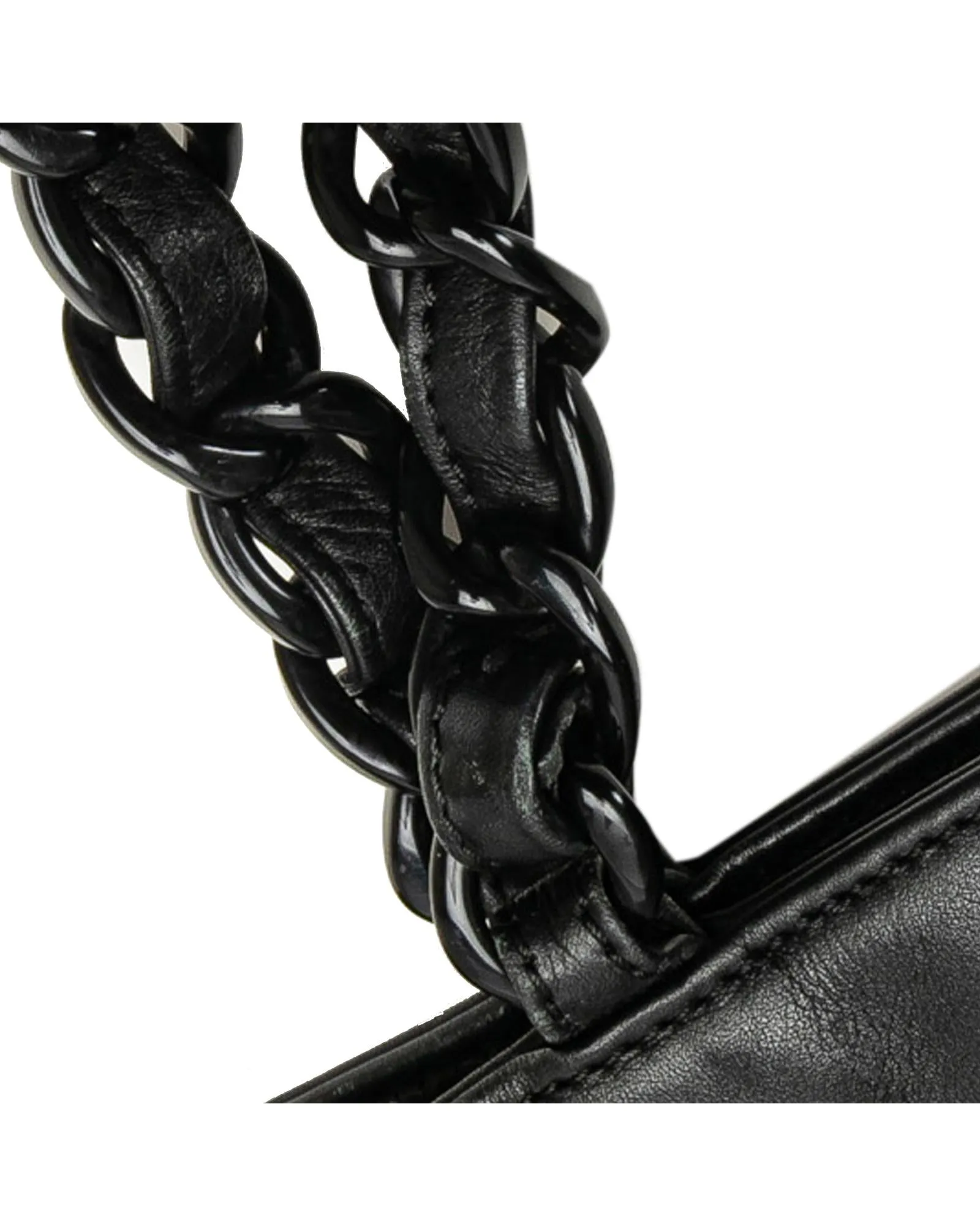 Chanel Coco Black Leather Tote Bag