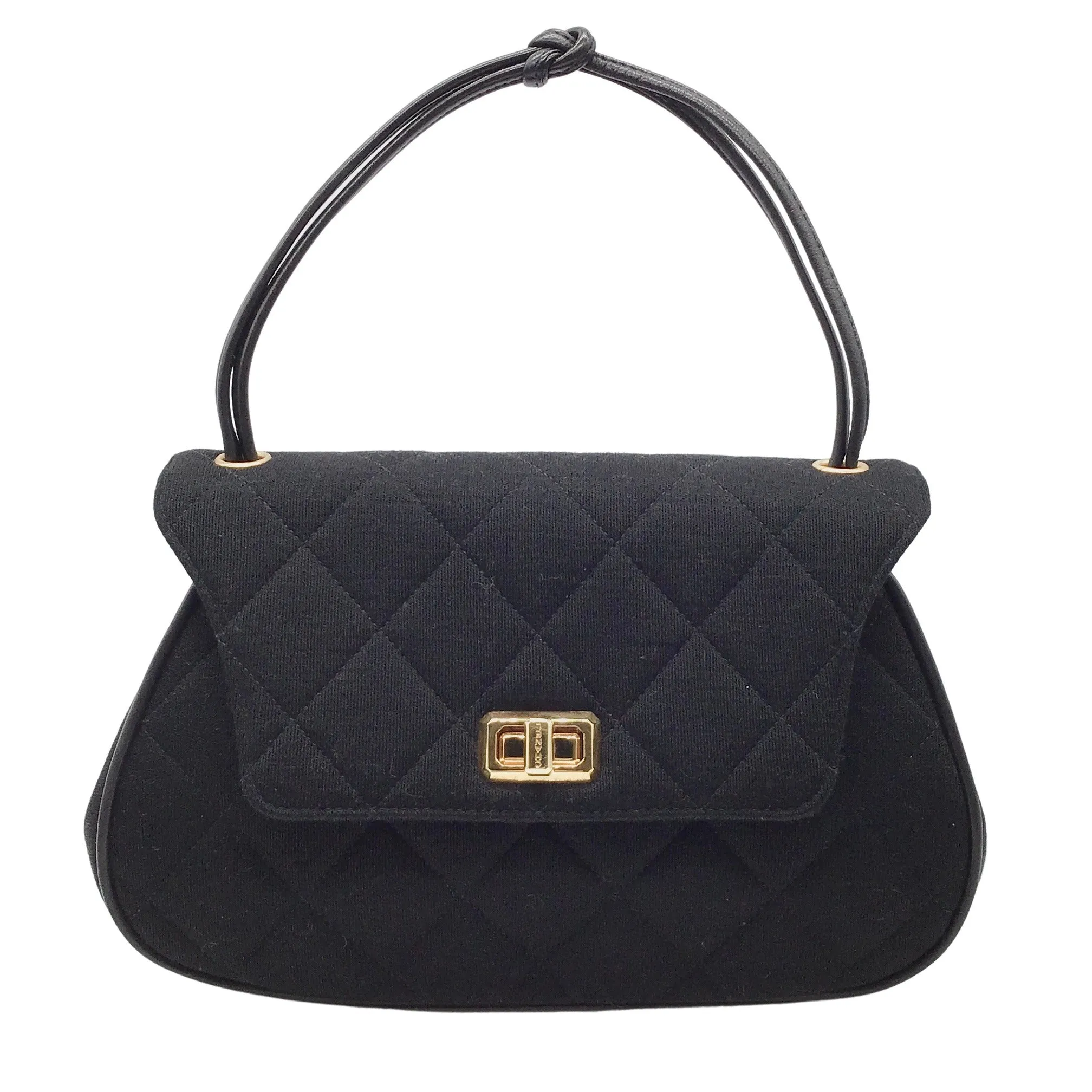 Chanel Mademoiselle 1995 Black Shoulder Bag