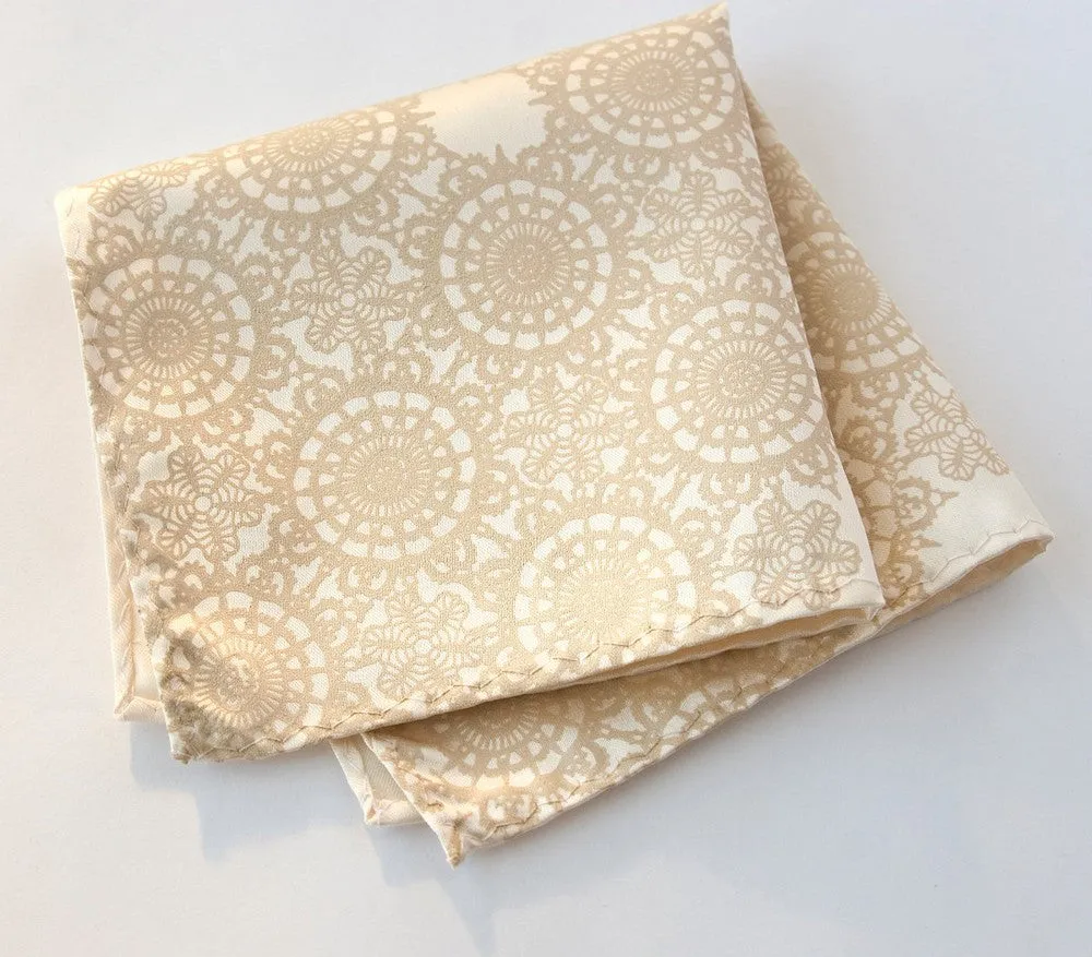 Cottage Lace Pocket Square