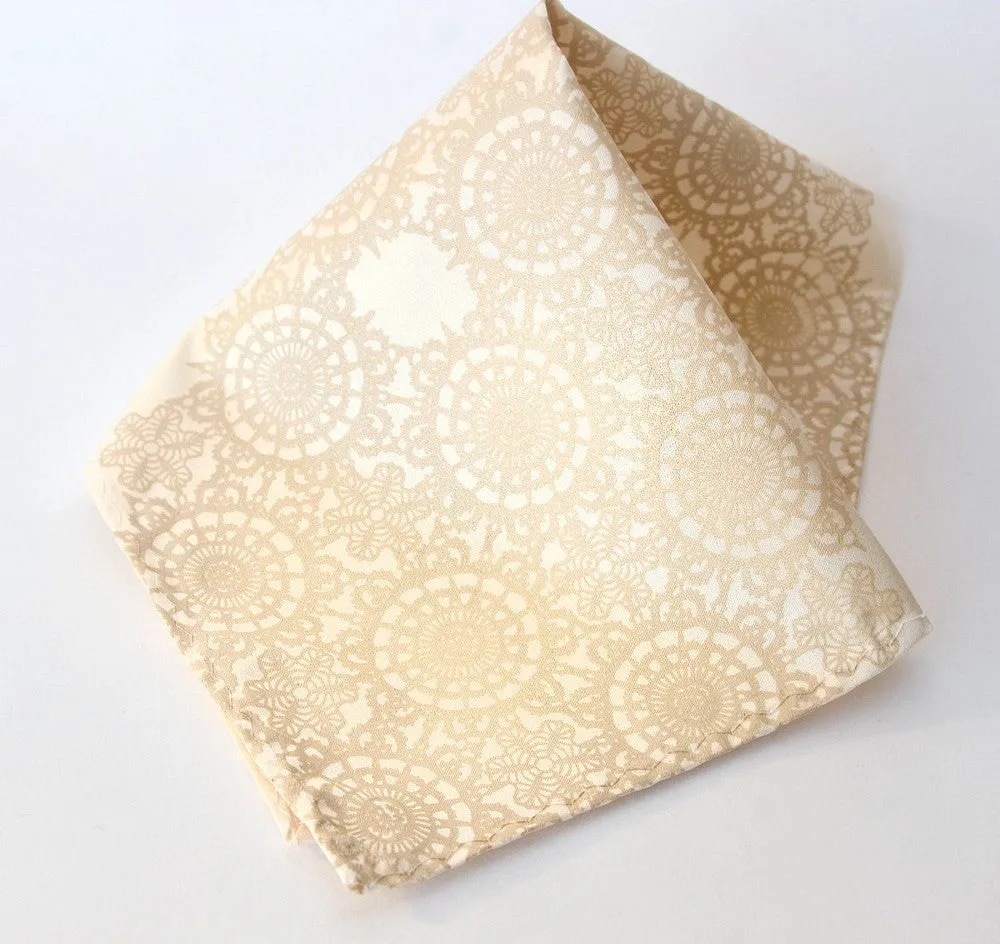 Cottage Lace Pocket Square