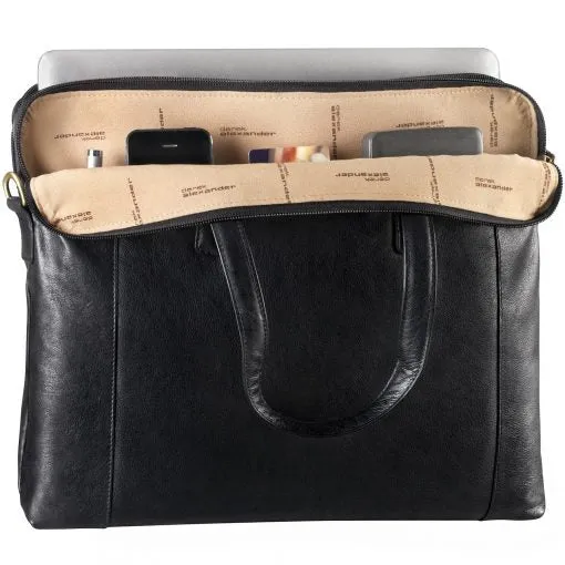 Derek Alexander Leather Ladies' Briefcase Tablet/Laptop