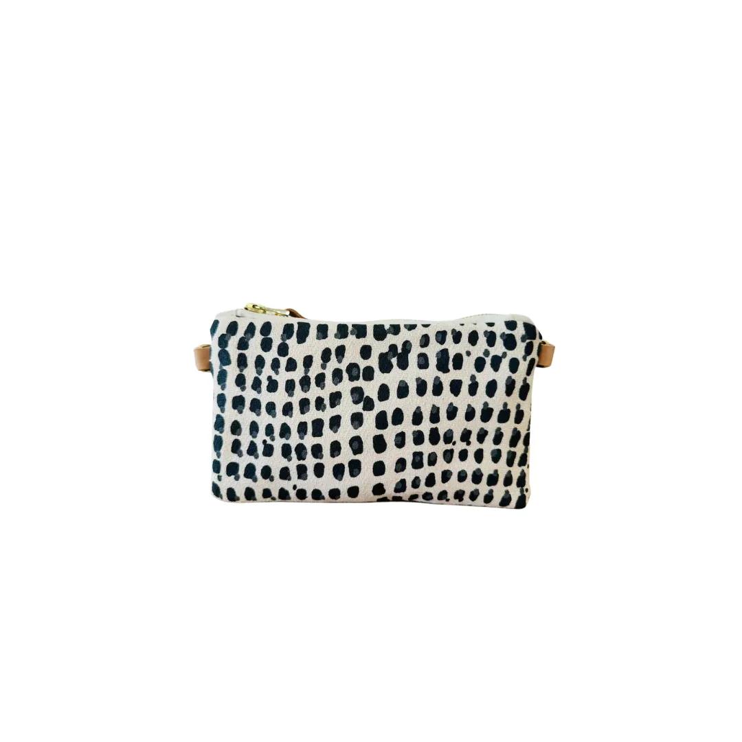 Double Dot Ellie Bag Wristlet in Black