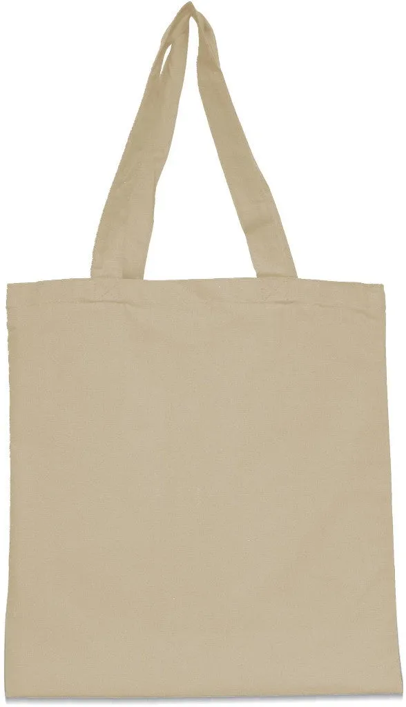 eco friendly amy cotton canvas tote - natural Case of 72