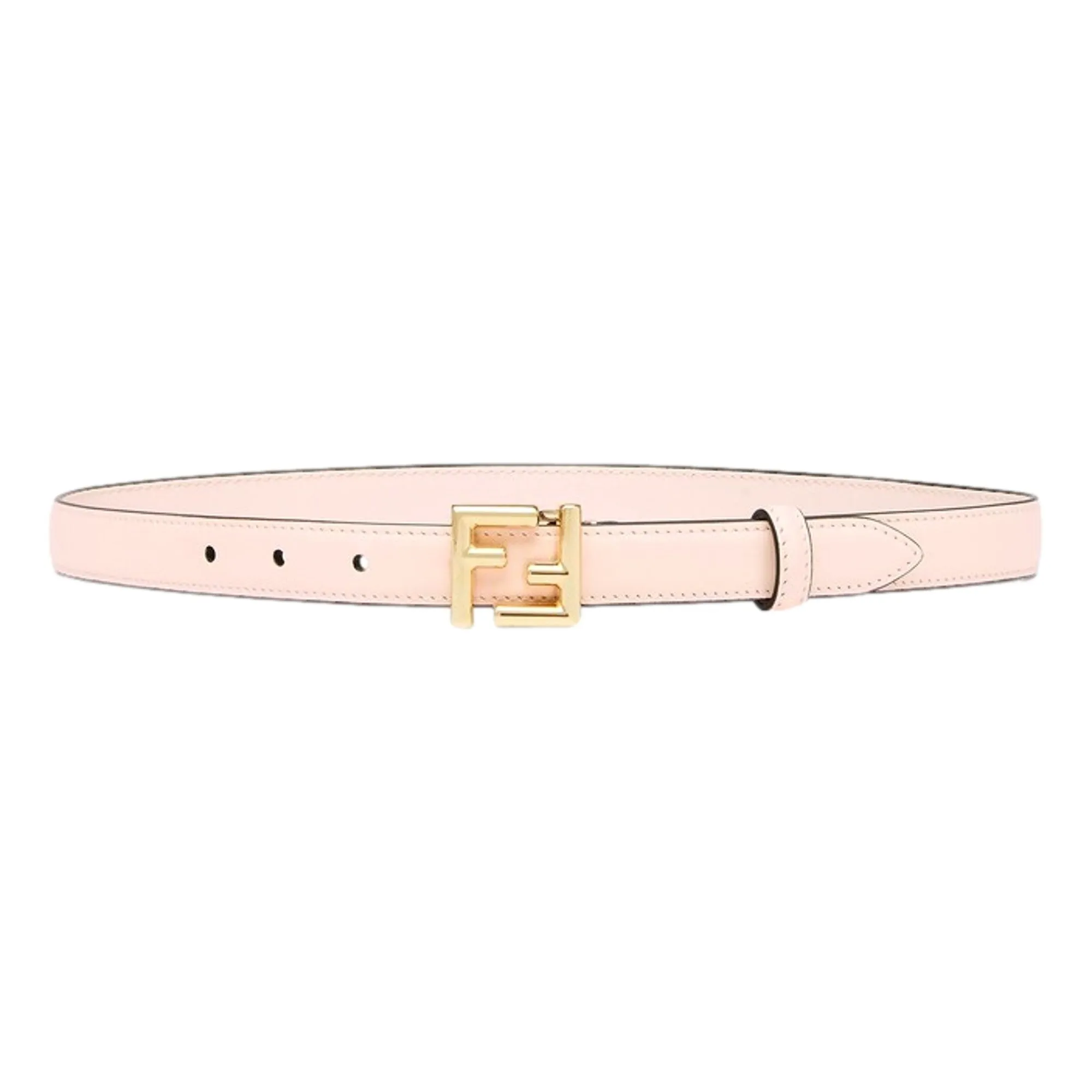 Fendi FF Confeto Pink Calfskin Leather Belt size 85