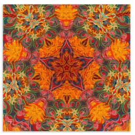 Fire Blotter Paper Archival Print by Joe Mangrum