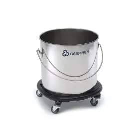 Geerpres® Stainless Steel 44 Qt. Bucket w/ Bumper (11 Gallon)