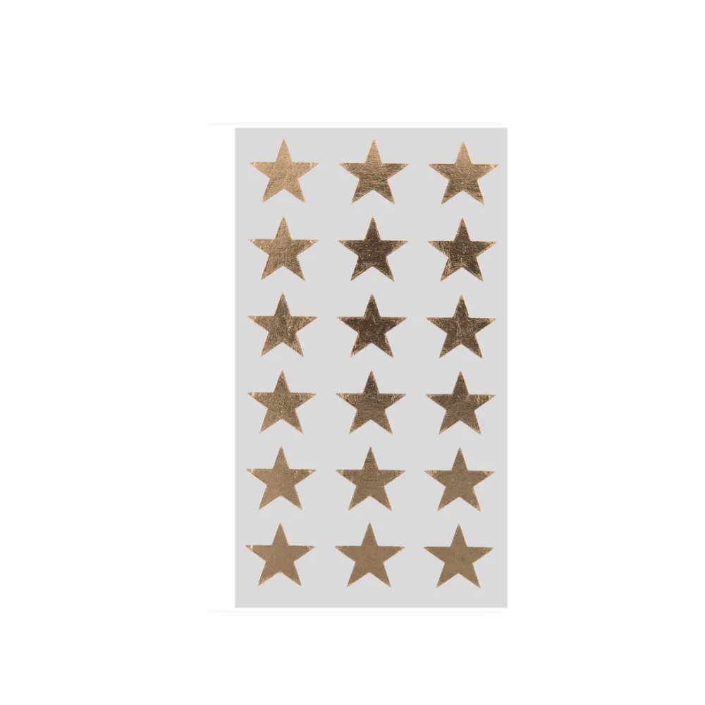 Gold Star Sticker Labels (set of 72)