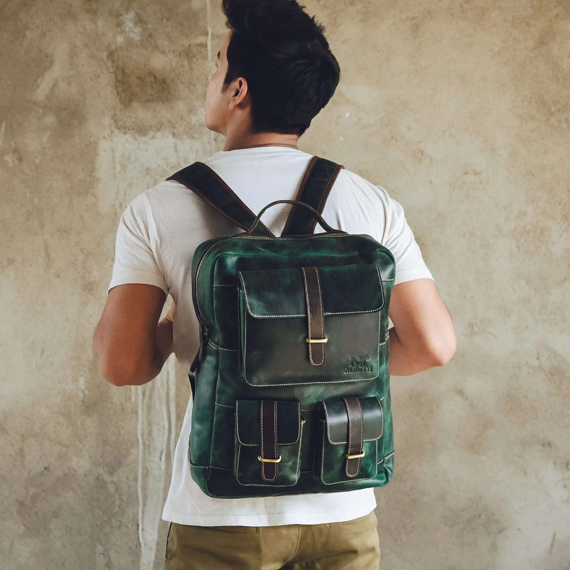 Greenfield Leather Backpack