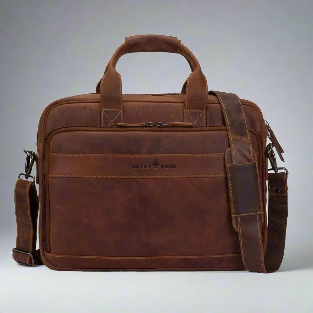 Greenwood Leather 14" Laptop Bag