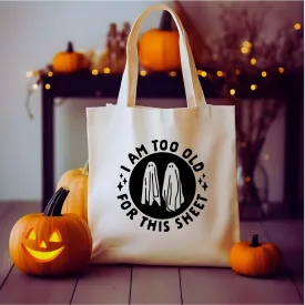 Halloween AutumnTote Bag | Spooky vibes Gifts  | Spooky Birthday Gift | funny Halloween | fall gift | Tote Bag Gifts For autumn Lovers |